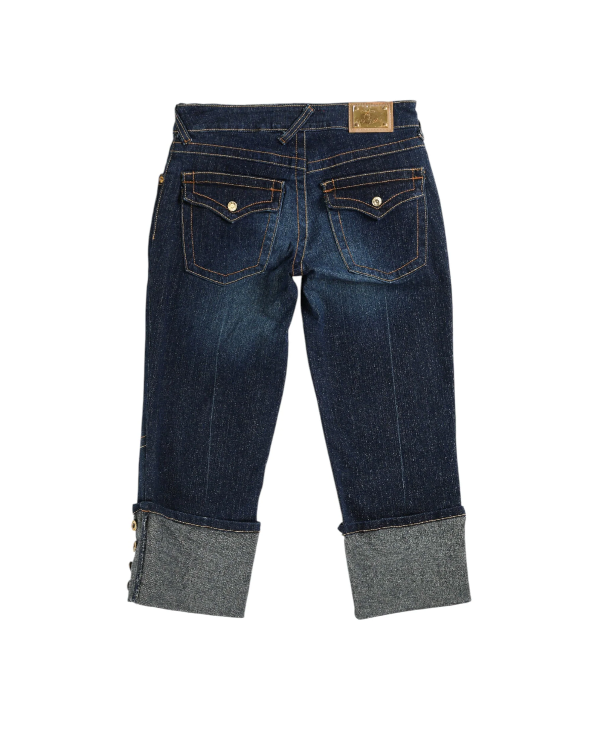 Deadstock Baby Phat "Sexy Siren" Denim Capris - W26, W28, W29 - Image 2