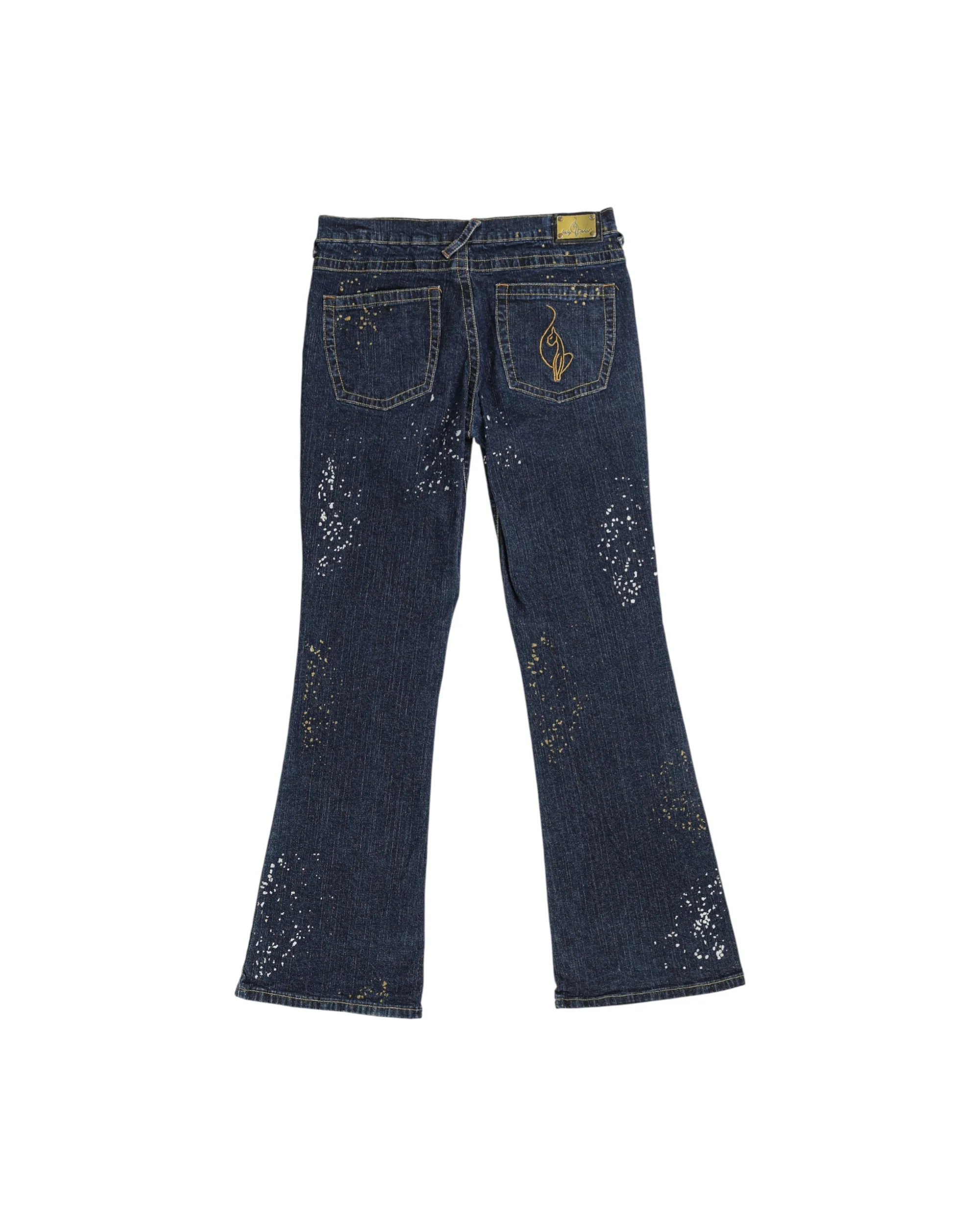 Deadstock Baby Phat Splatter Denim Pants - Image 2