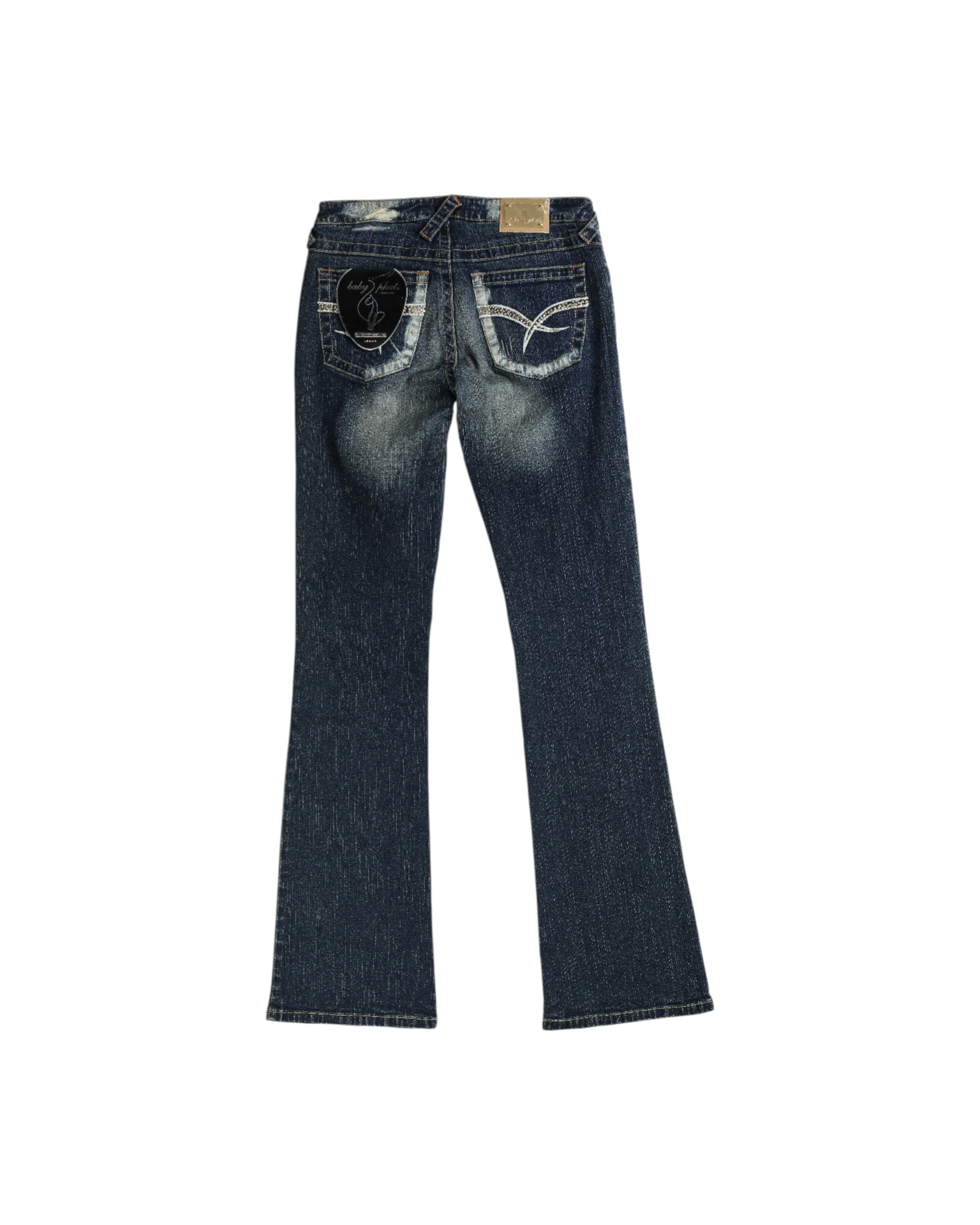 Deadstock Baby Phat "Sweet Kiss" Denim Pants - W29, W30, W31 - Image 2