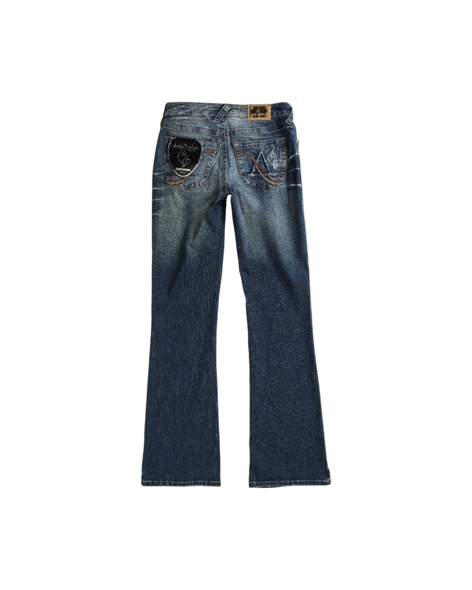 Deadstock Baby Phat Swirl Denim Pants - W29, W30 - Image 2
