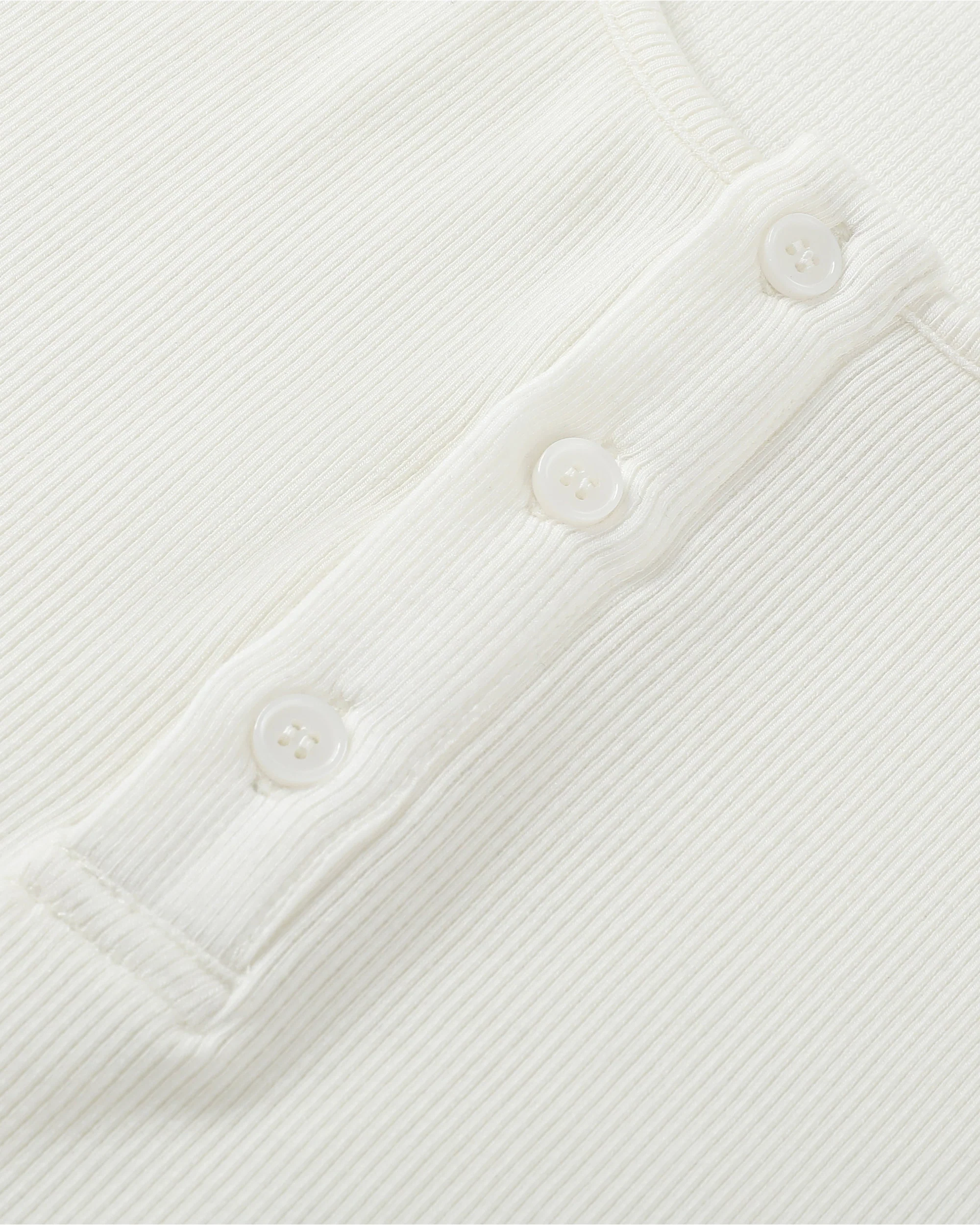 Delicate Wide Neck Henley - Image 6