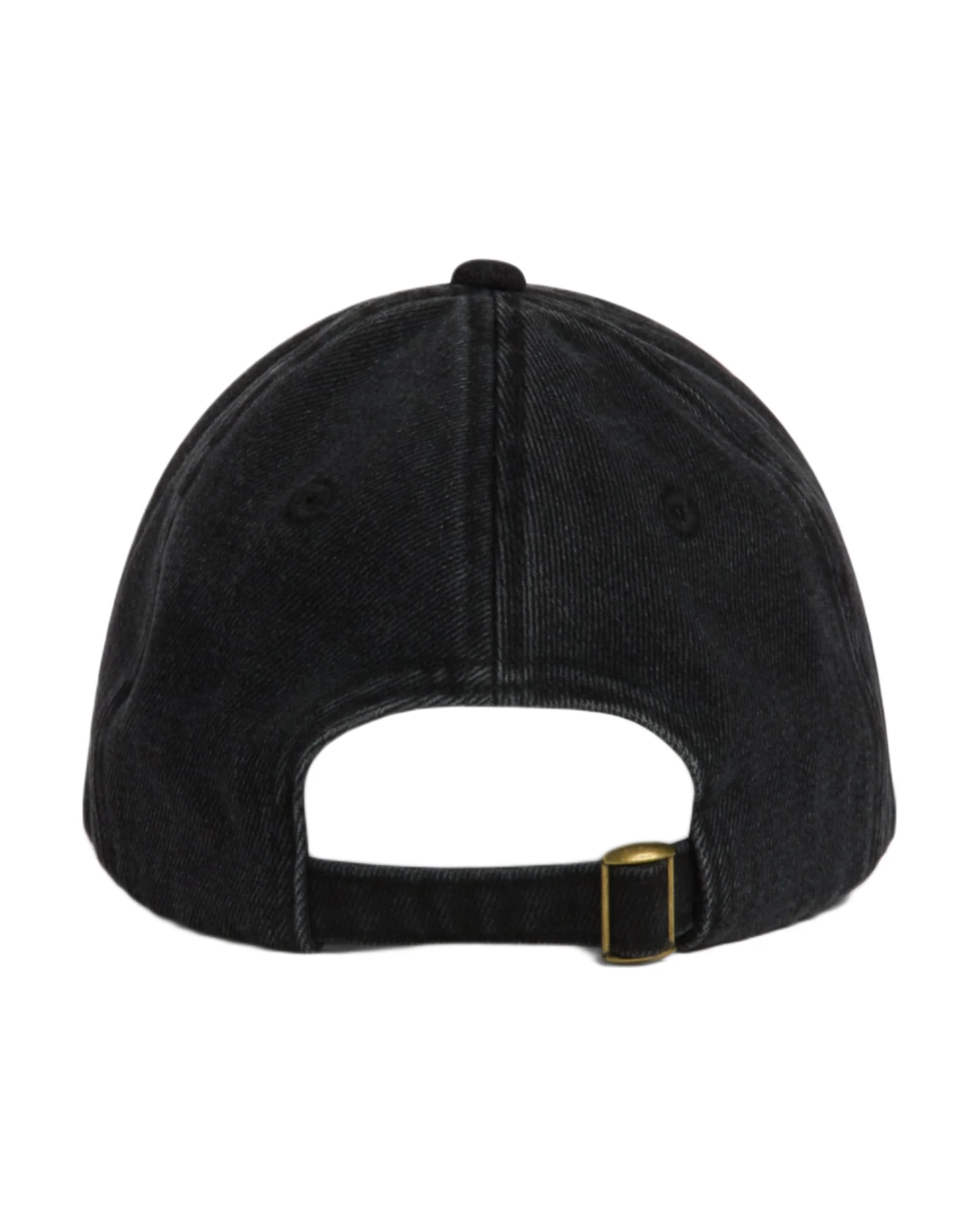 Denim Blanket Stitch Cap - Dark Wash - Image 3