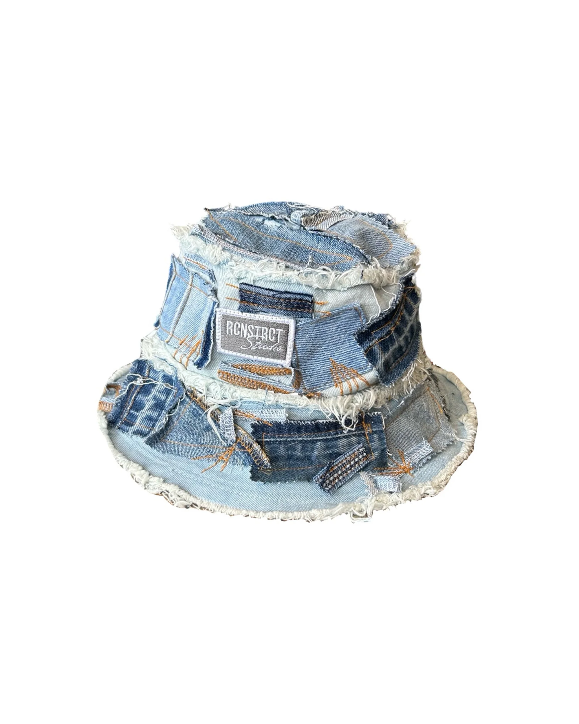 Denim Detail Bucket Hat // Random Selection - Image 4