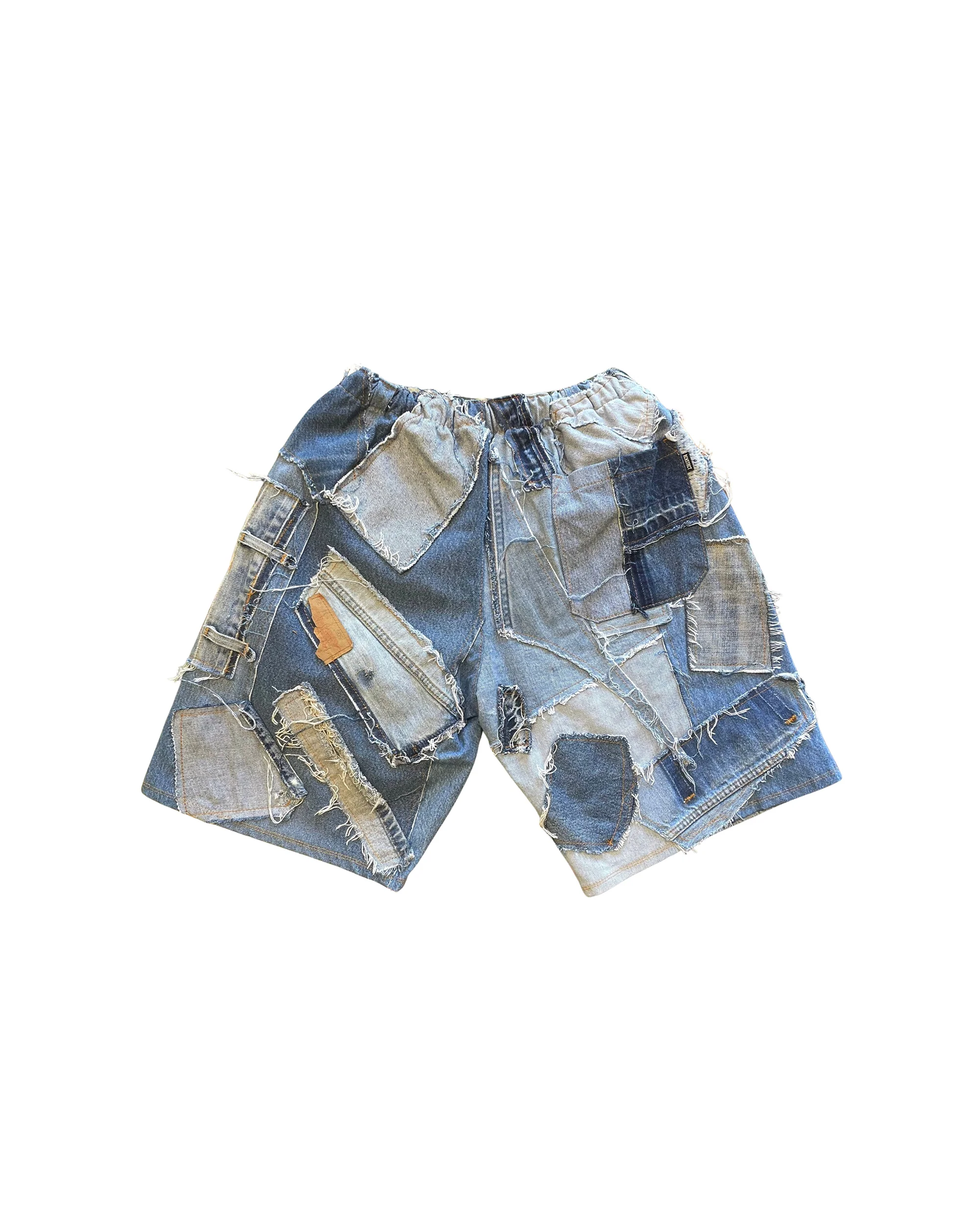 Denim Patchwork Jorts / *Random Selection - Image 2