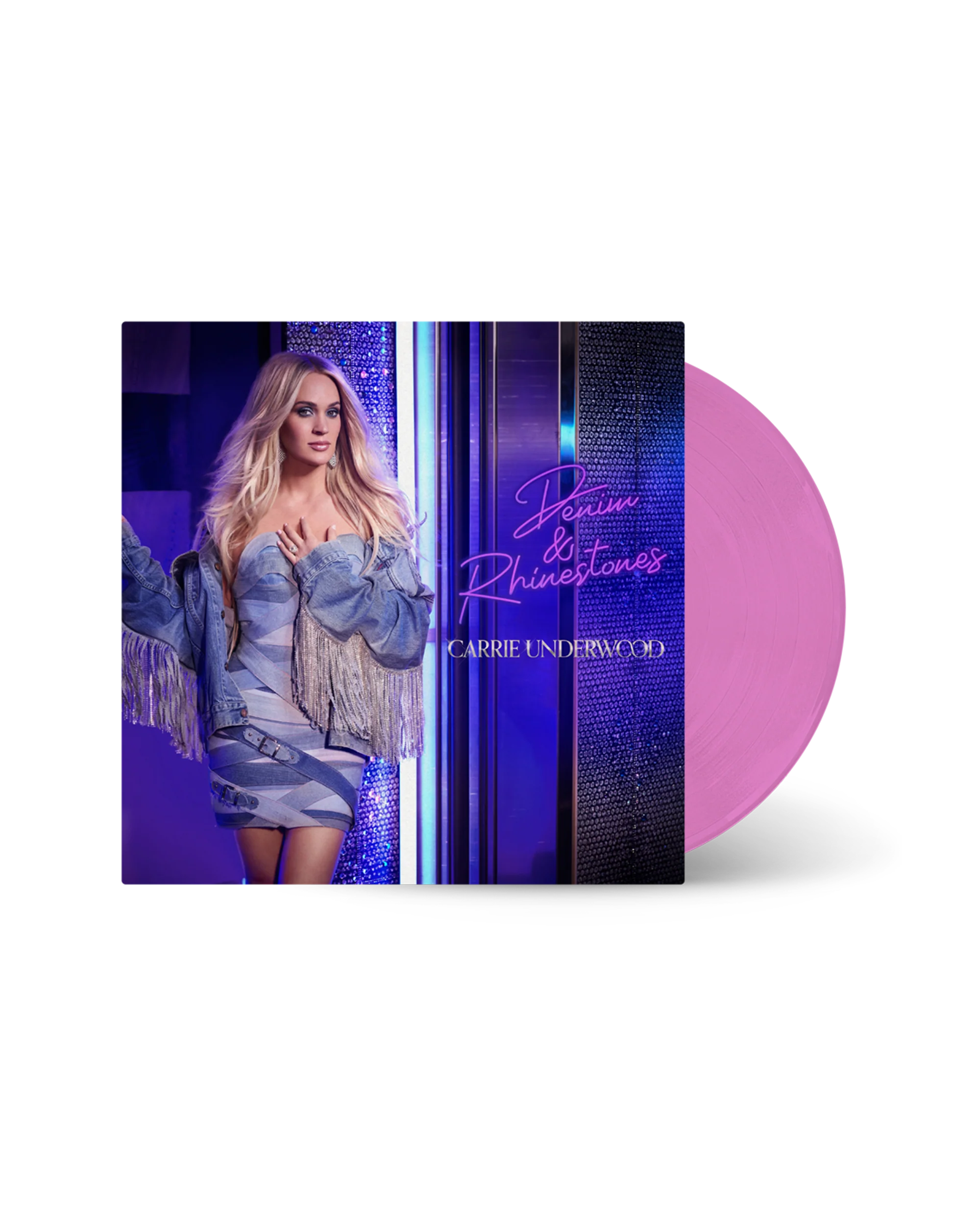 DENIM & RHINESTONES (Vinyl-Purple)