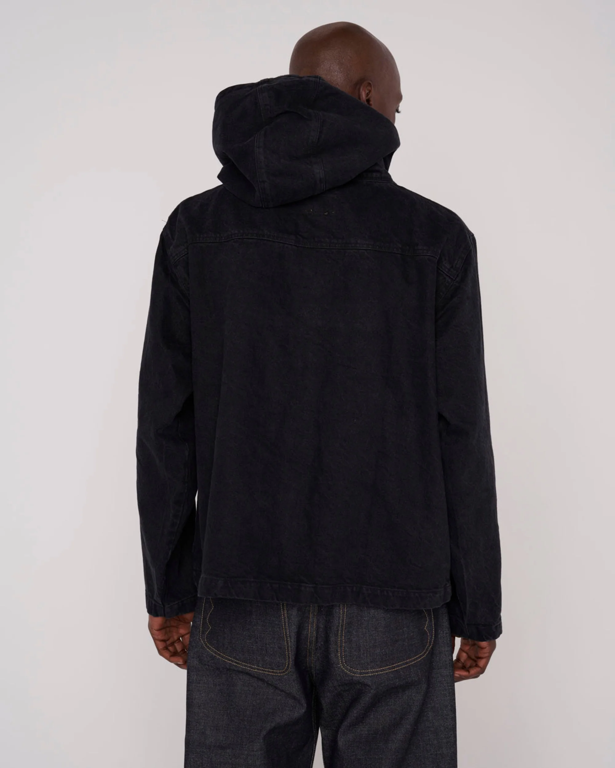 Denim Smock - Black - Image 4