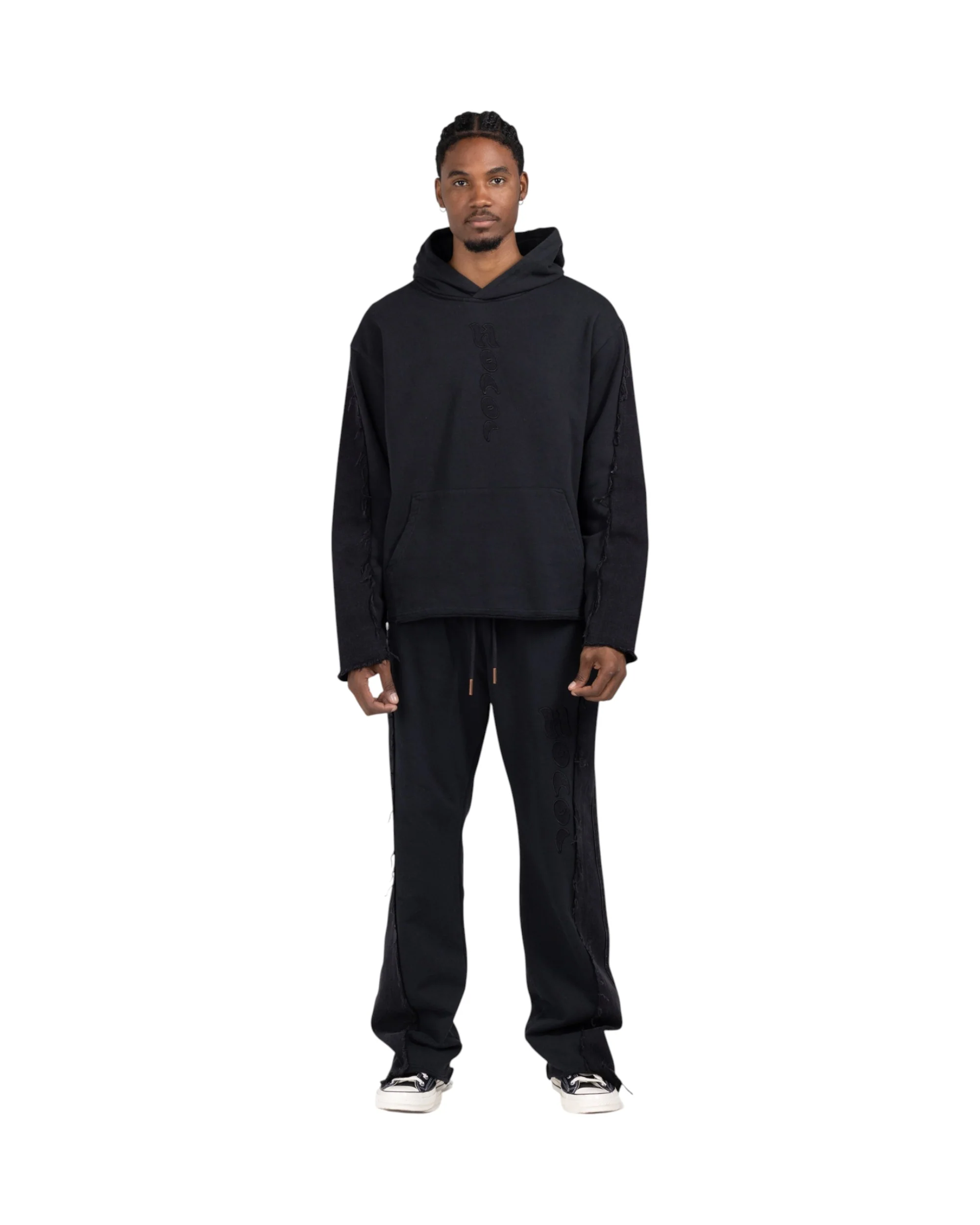 Denim Sweatpant - Black - Image 2