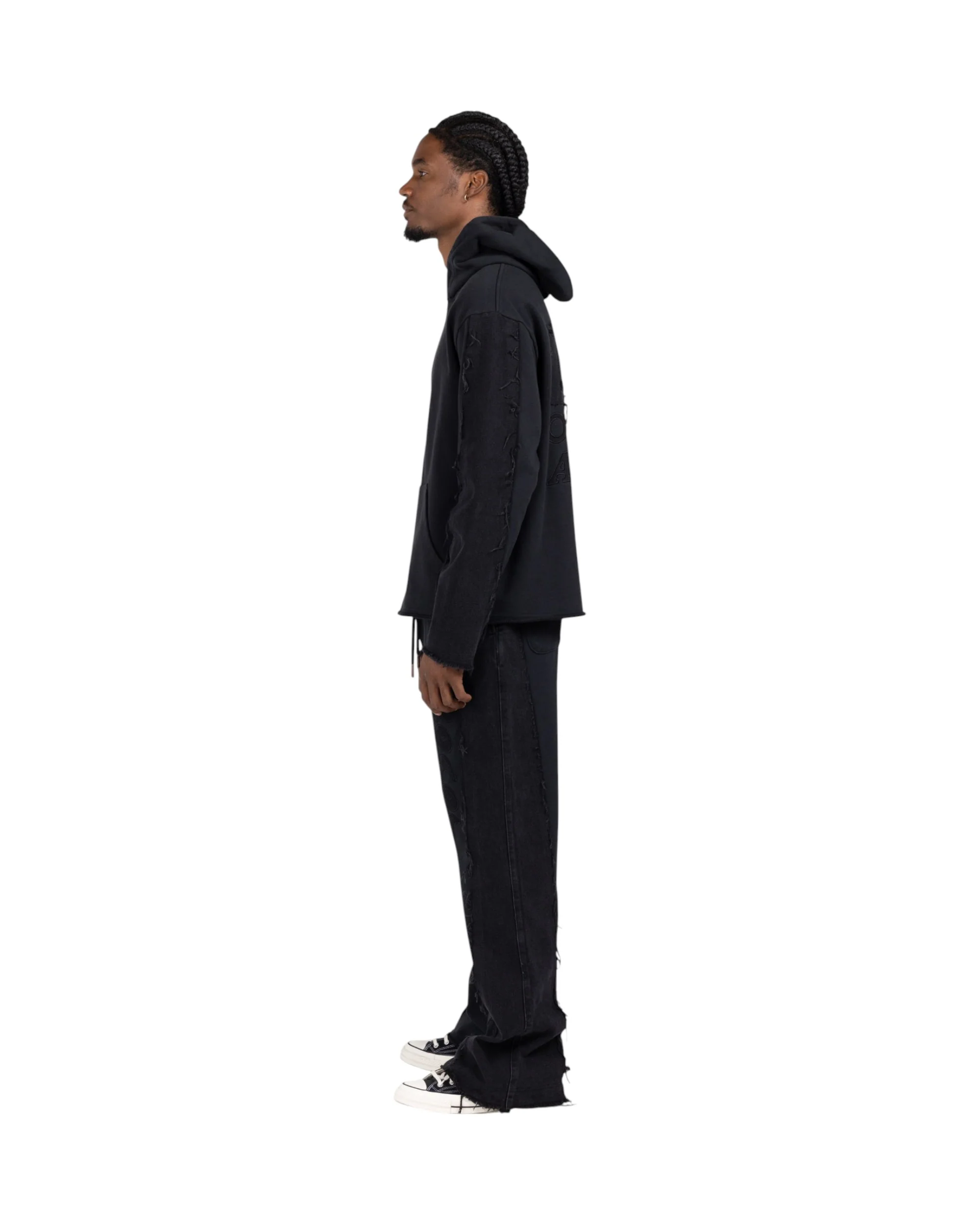 Denim Sweatpant - Black - Image 5