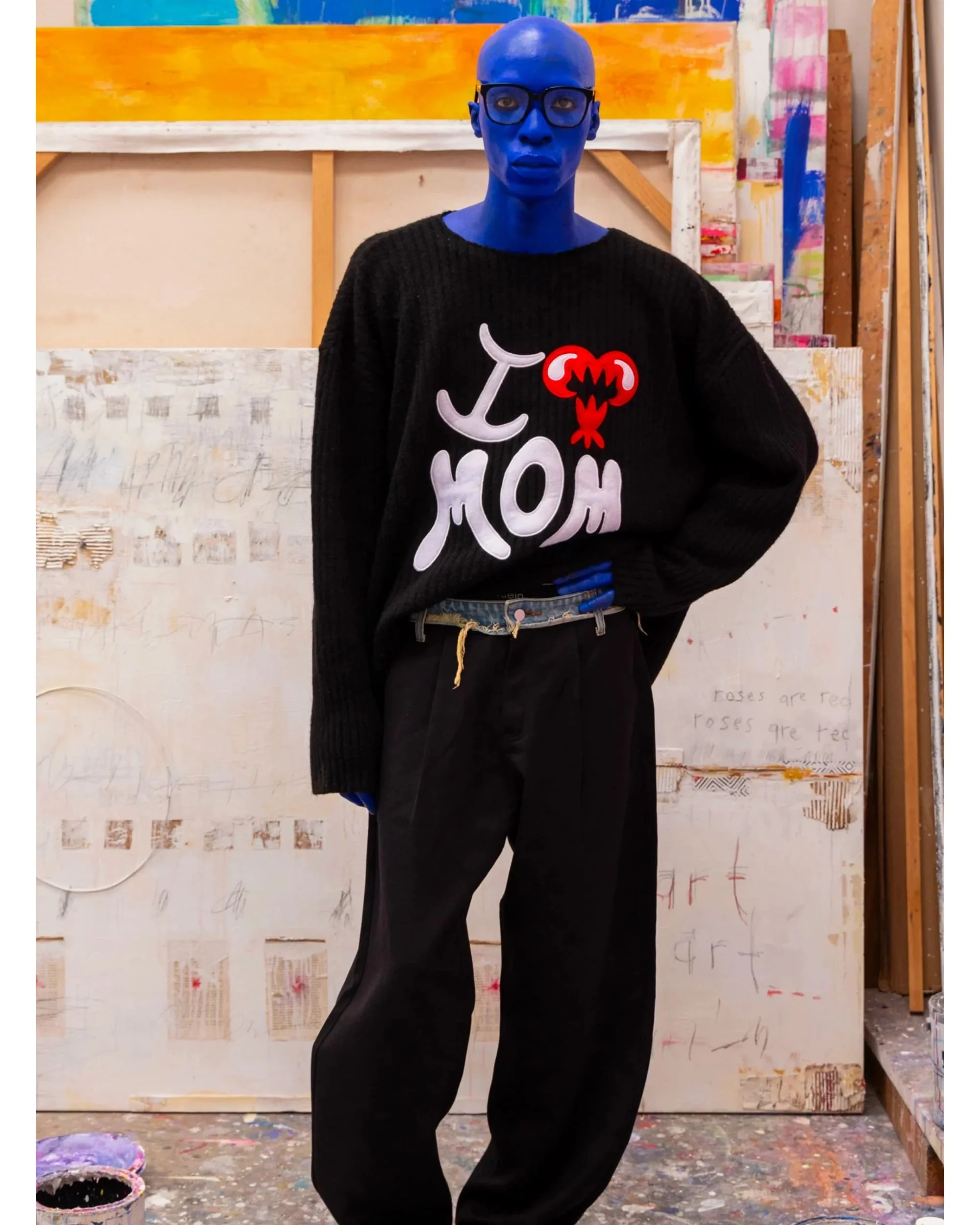 DENIM WAISTBAND TROUSERS - Image 6