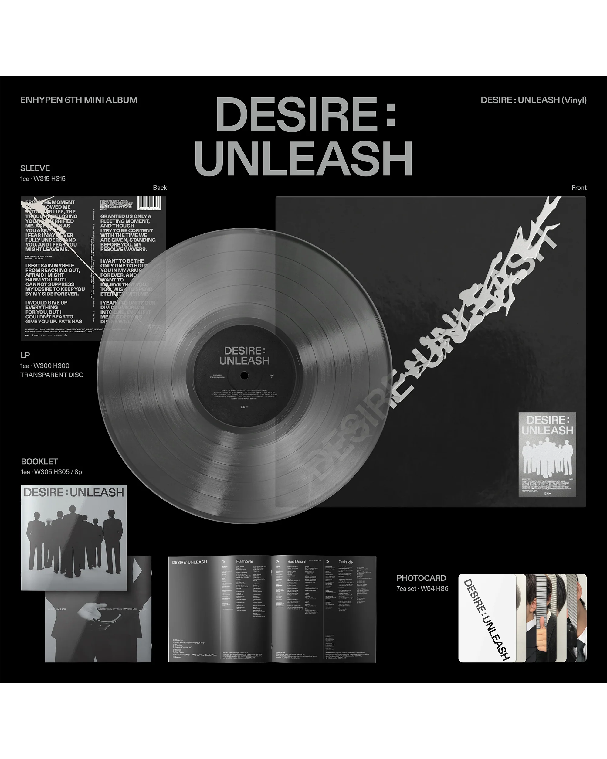DESIRE : UNLEASH (Vinyl) - Image 2