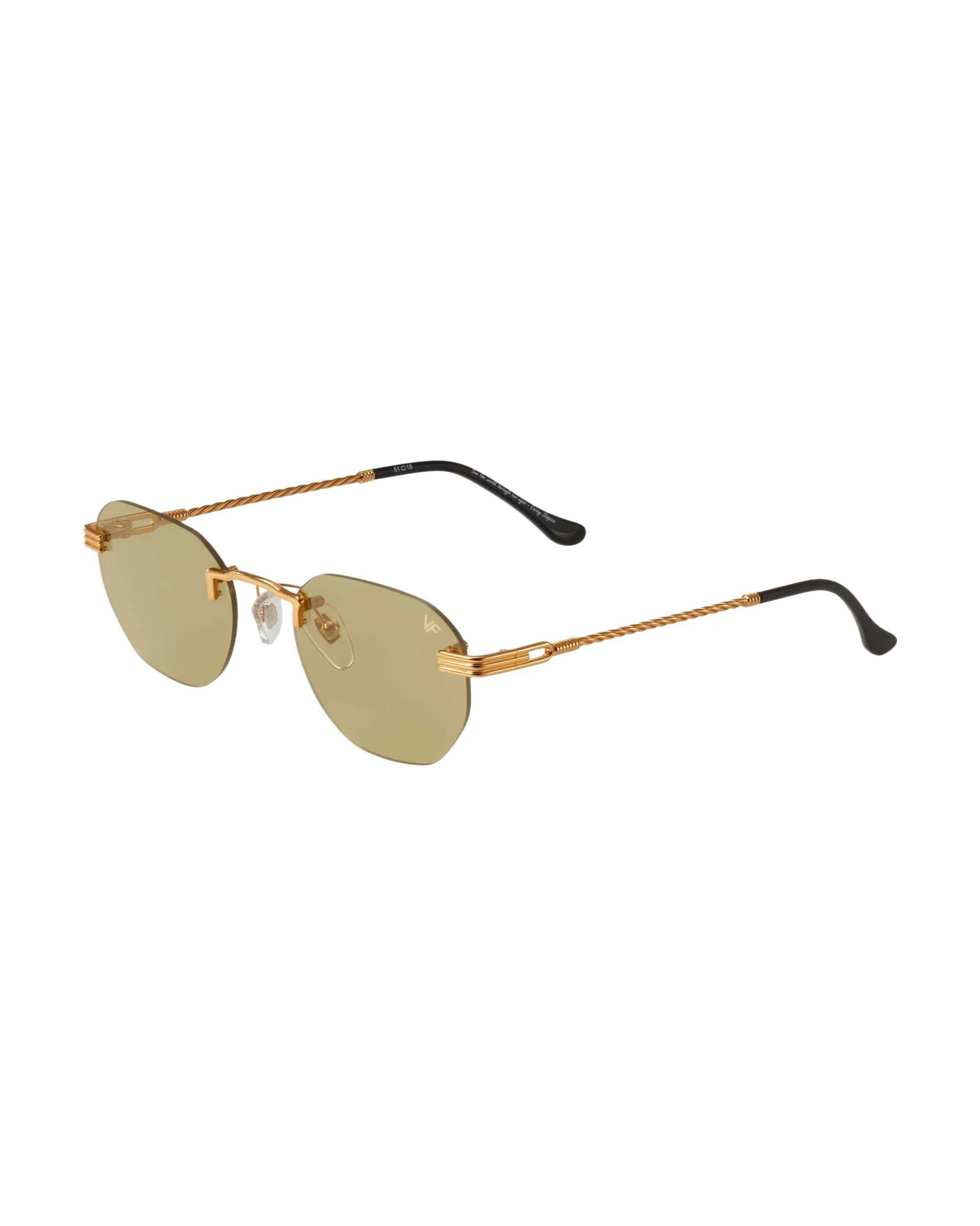 Detroit Player Rimless Drill Mount 24KT Gold - Image 12