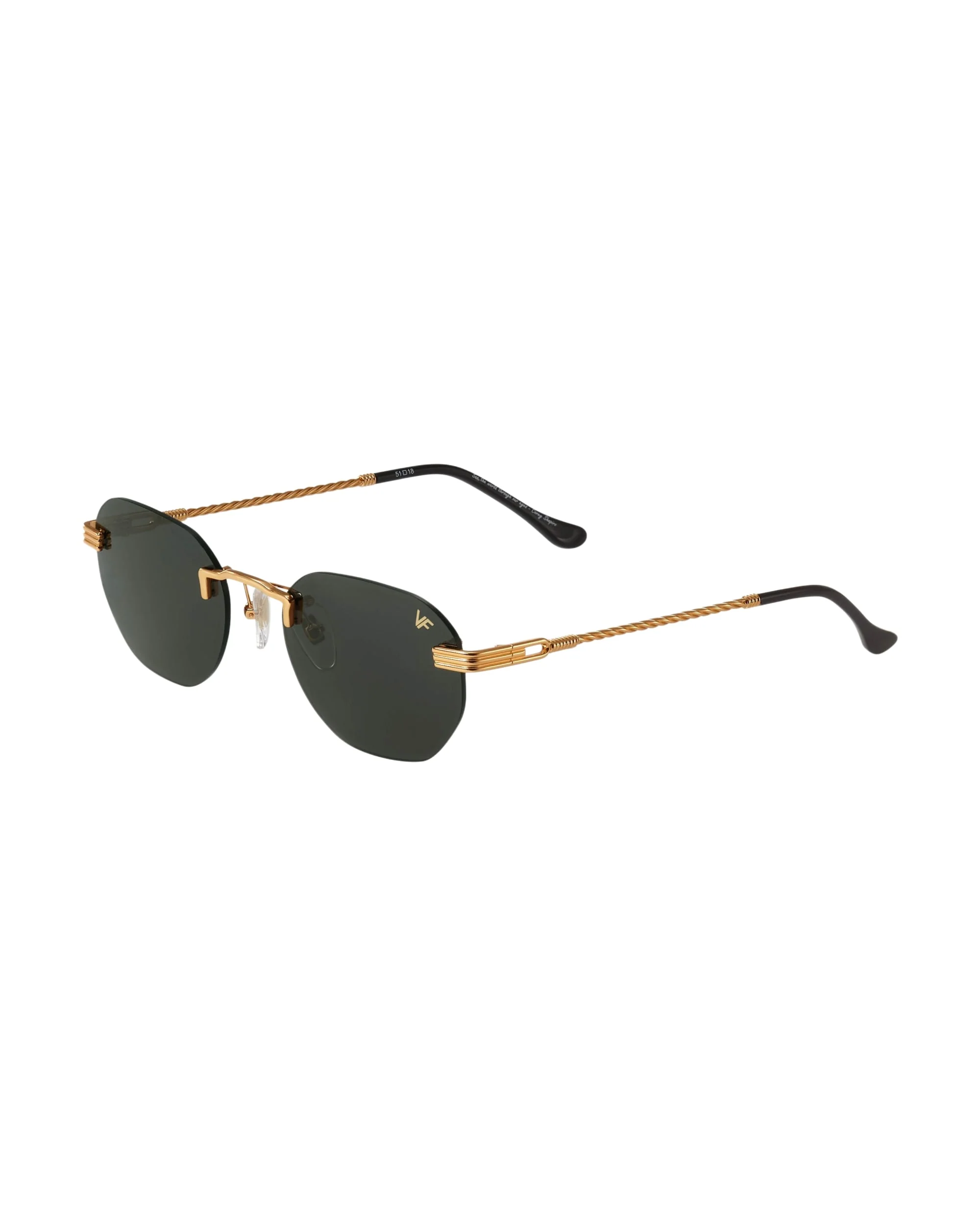 Detroit Player Rimless Drill Mount 24KT Gold - Image 78