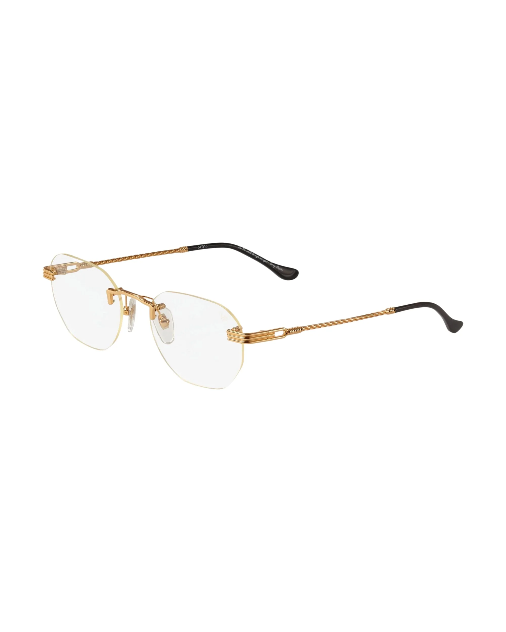 Detroit Player Rimless Drill Mount 24KT Gold - Image 91