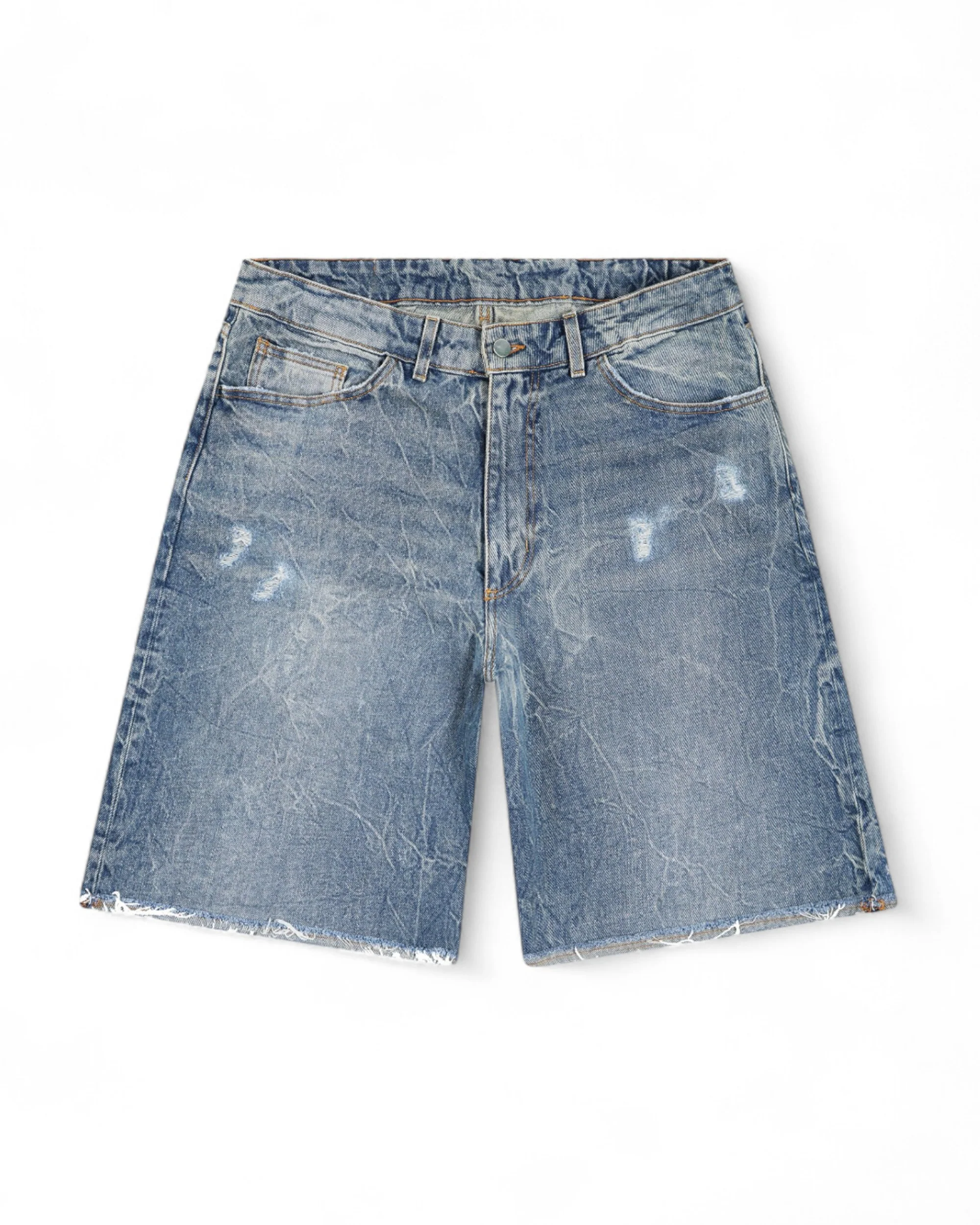 DIALLO DISTRESSED DENIM SHORT