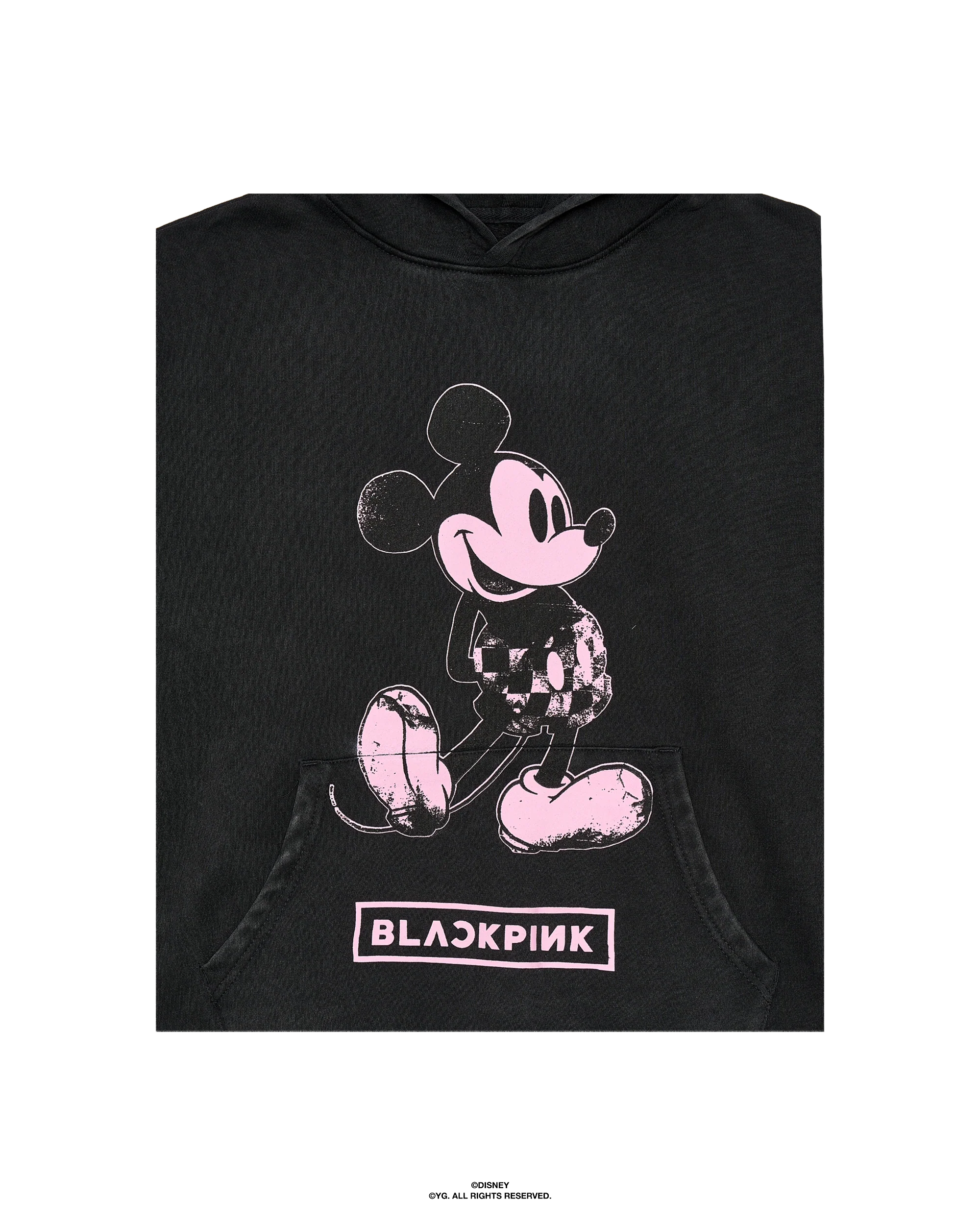 Disney x BLACKPINK Mickey Hoodie - Charcoal - Image 3