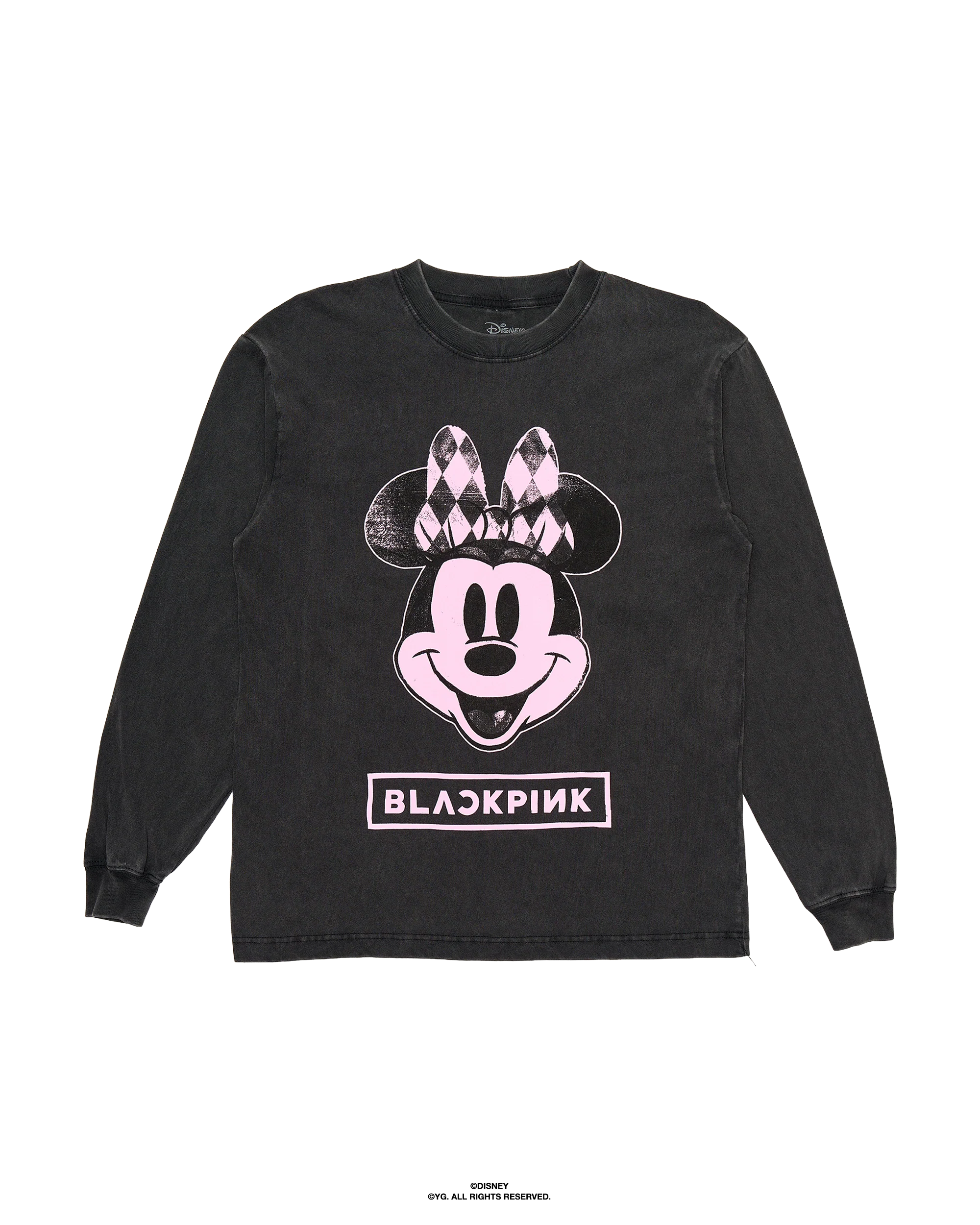 Disney x BLACKPINK Minnie Long Sleeve - Charcoal