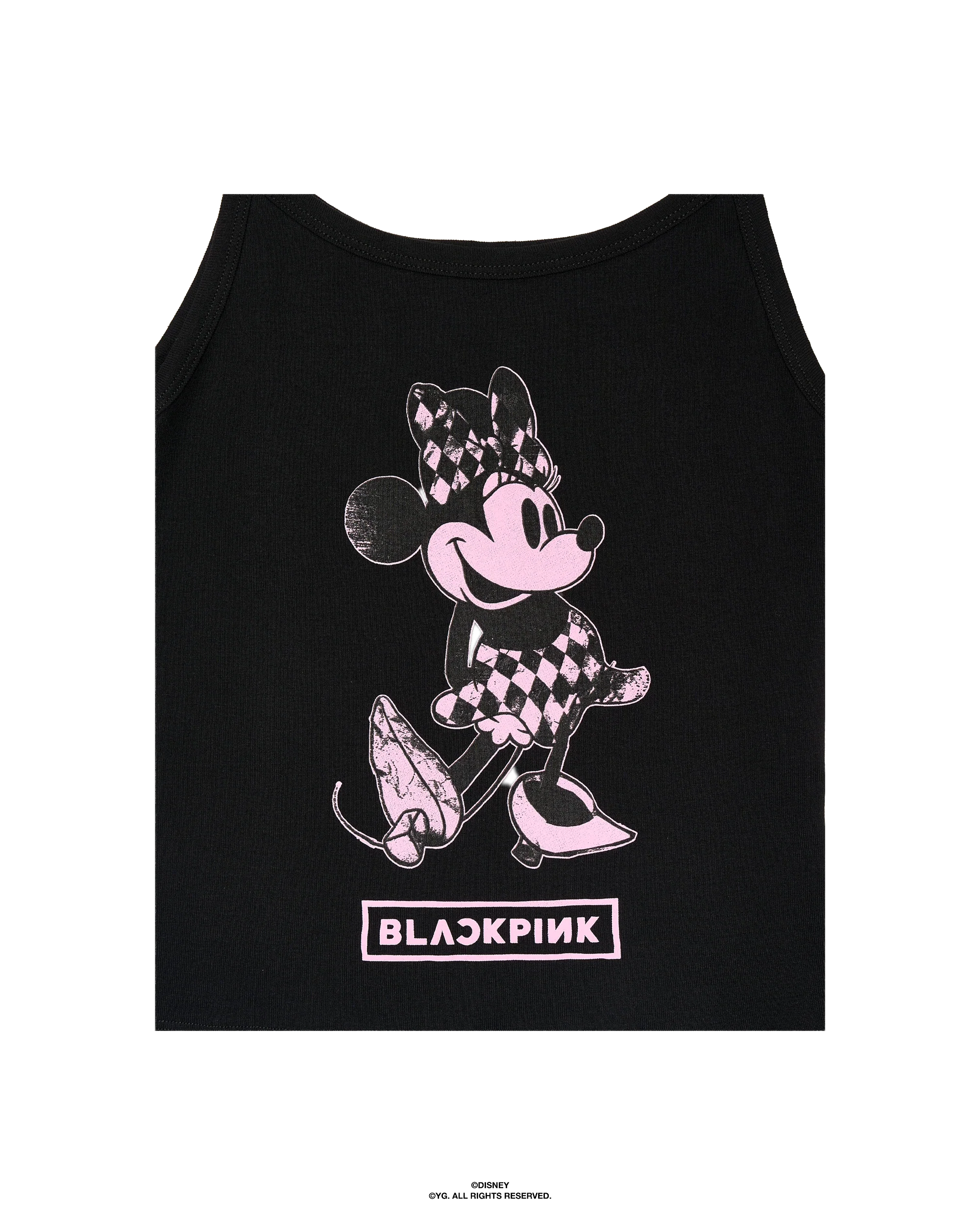 Disney x BLACKPINK Minnie Tank Top - Black - Image 3