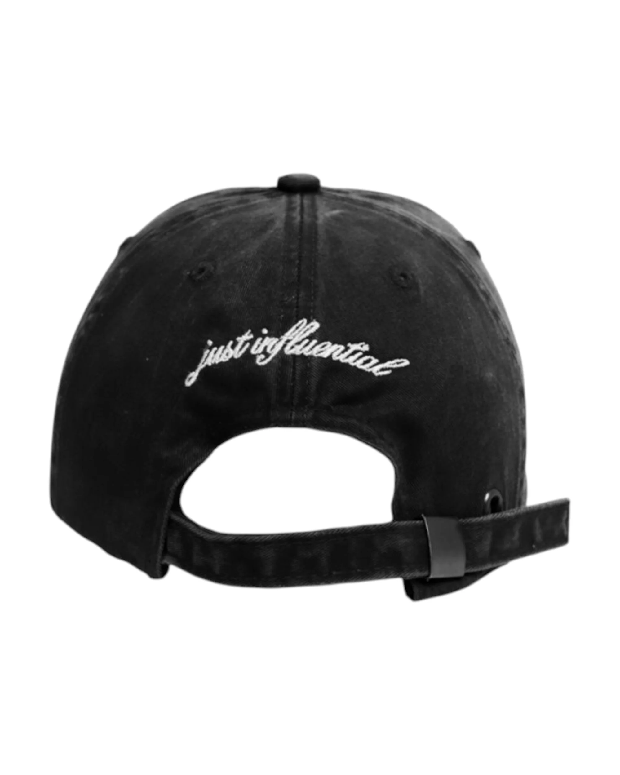 Distressed Dad Hat - Black - Image 2