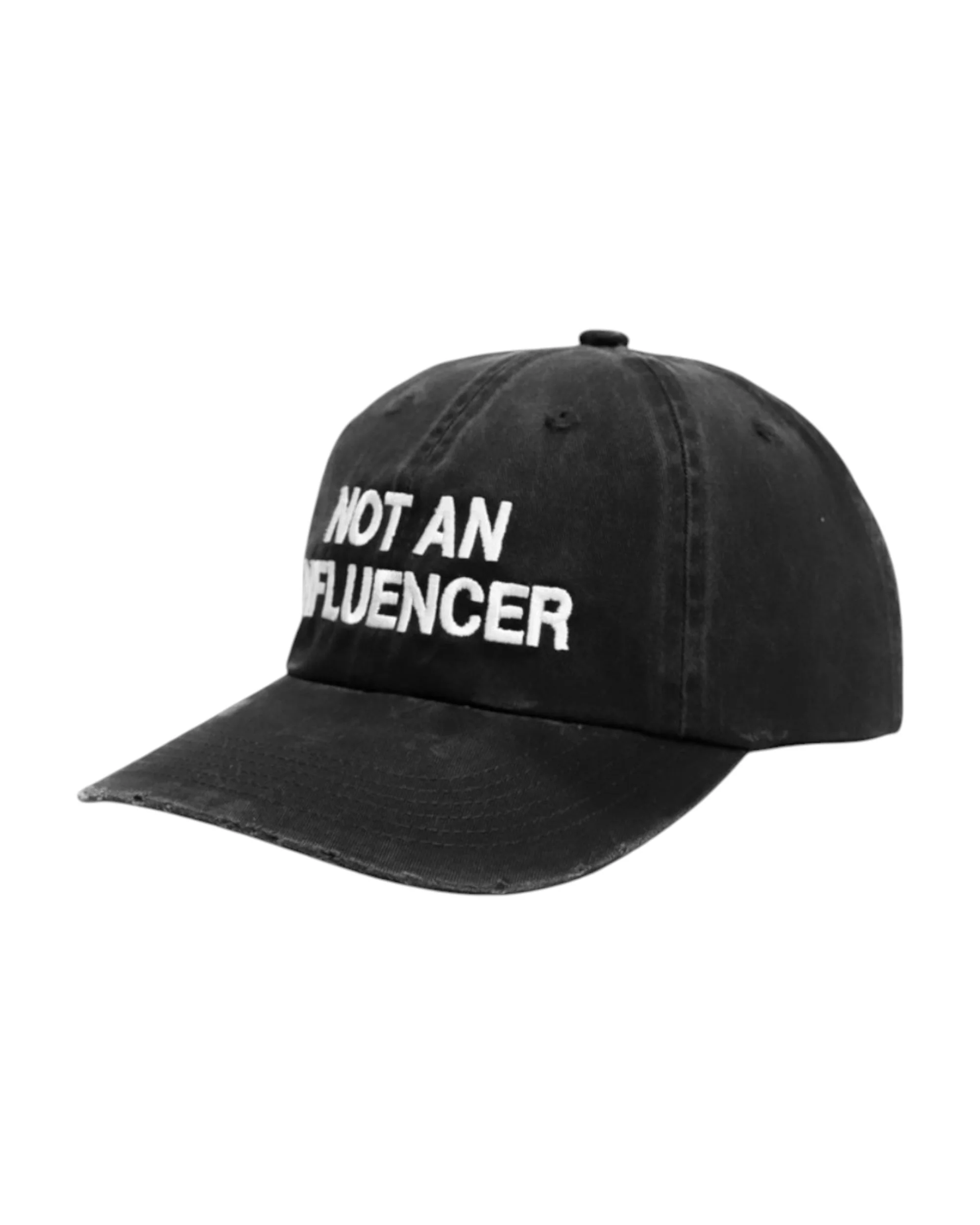 Distressed Dad Hat - Black - Image 3