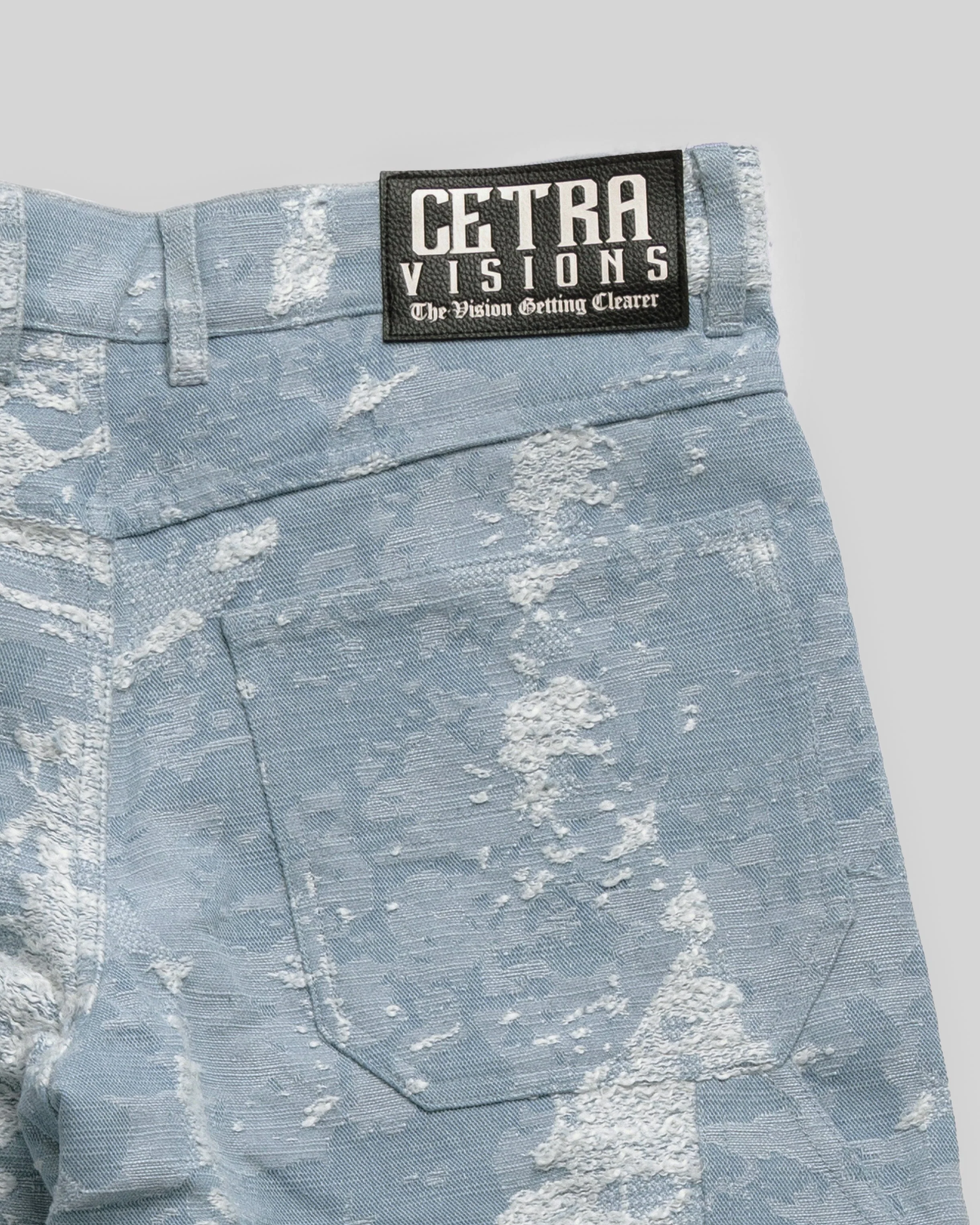 DISTRESSED DENIM PANTS - Image 8