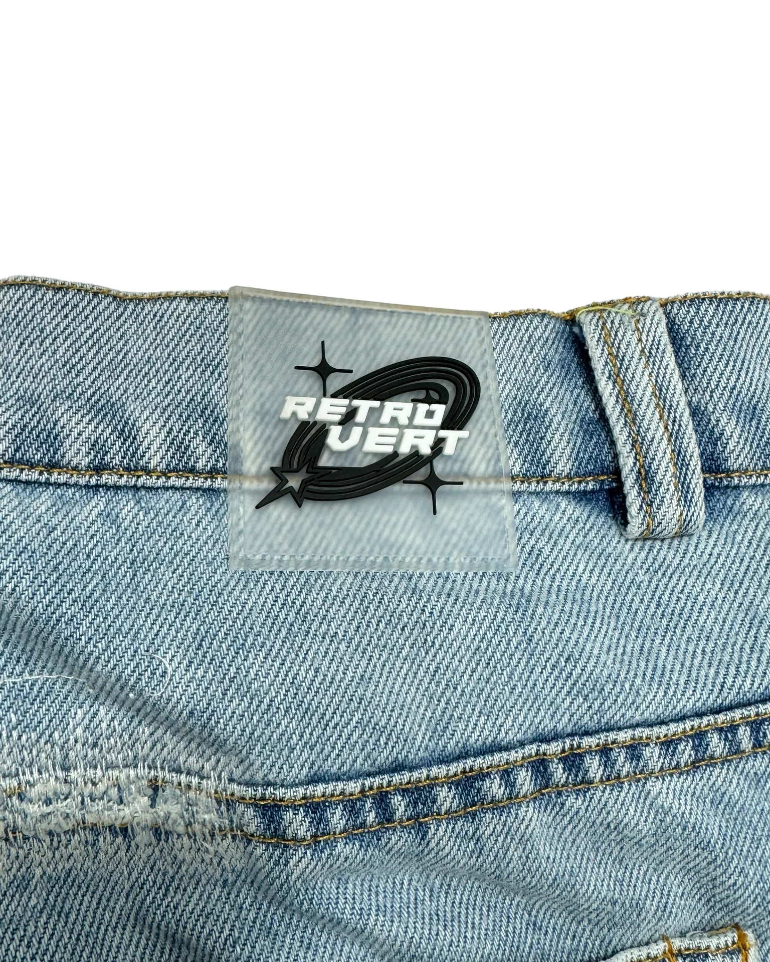 Distressed Denim Shorts - Image 3