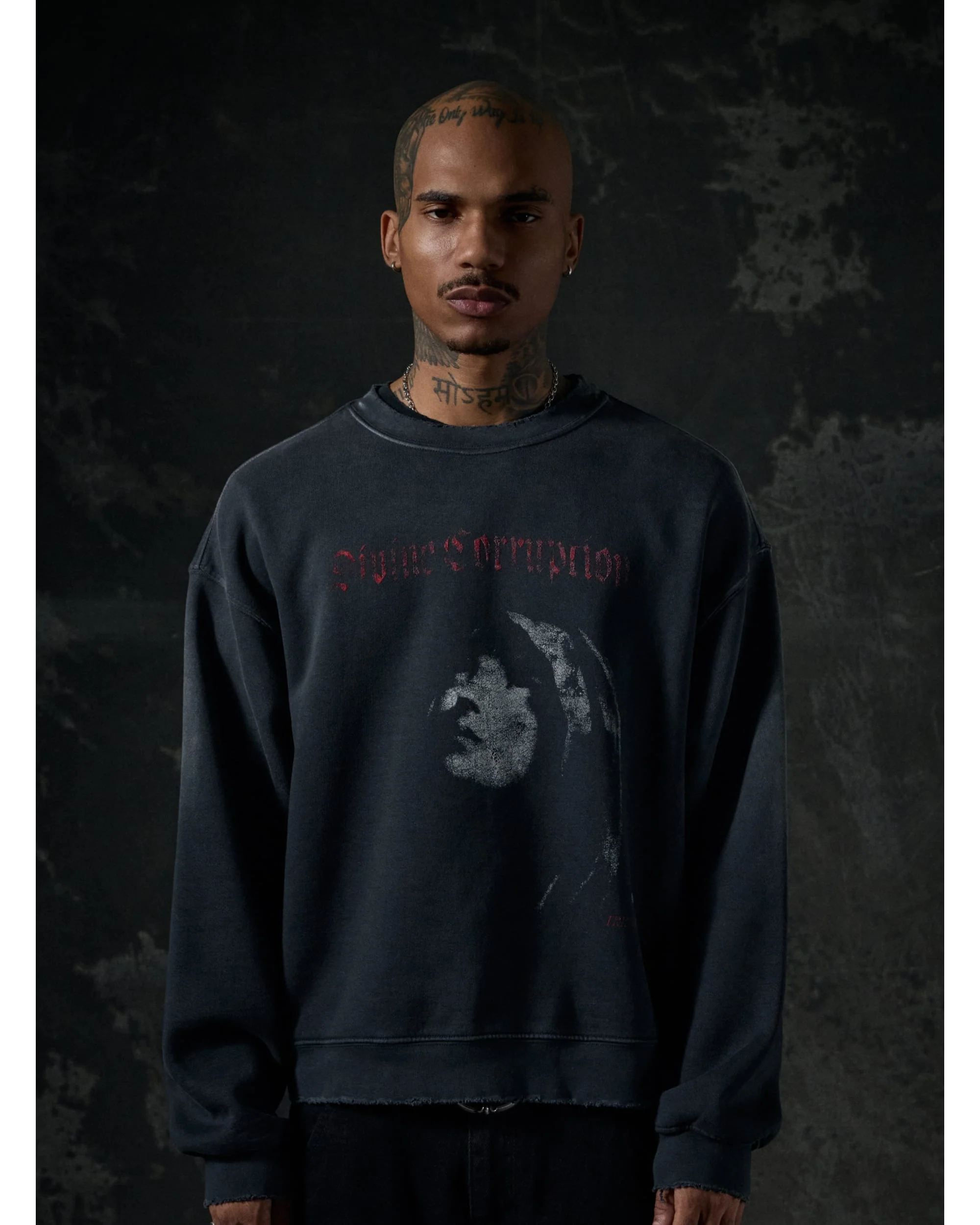 Divine Corruption Crewneck - Black - Image 6