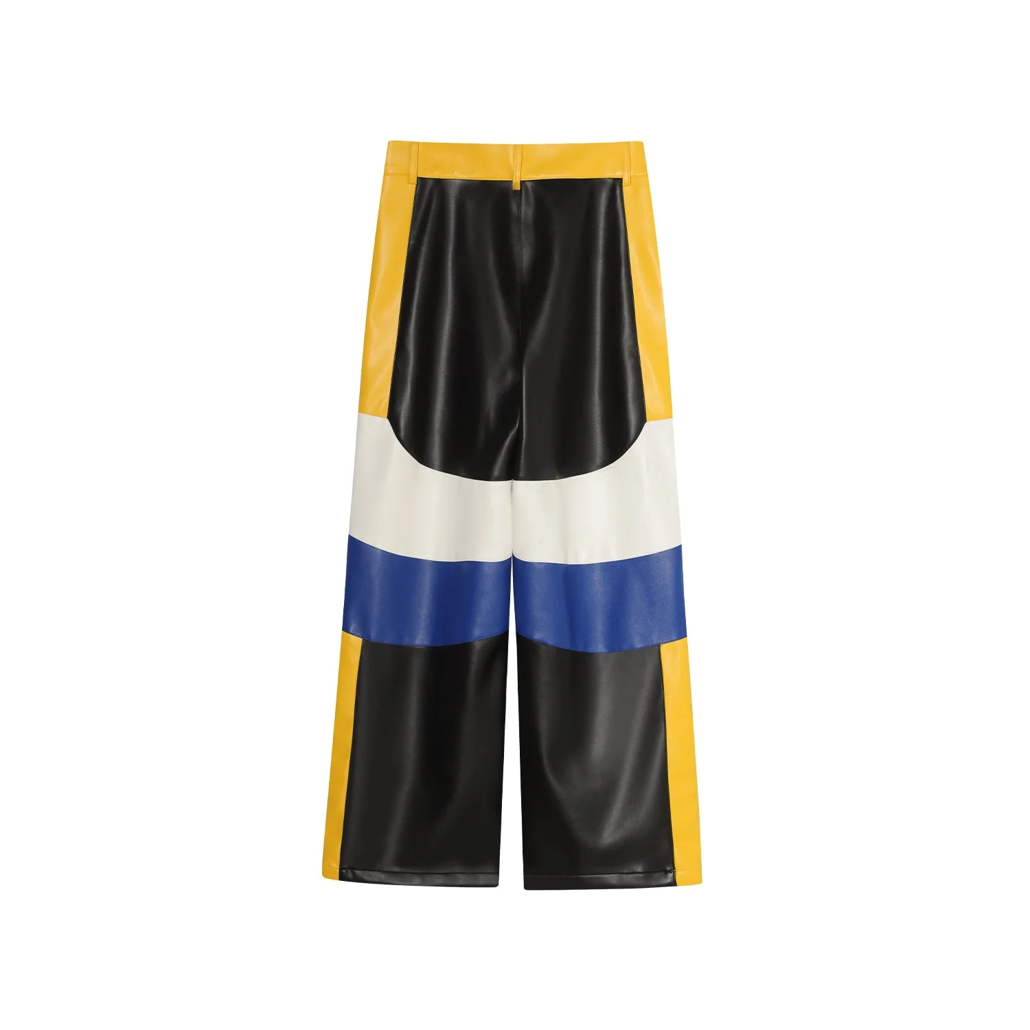(AFGK) Leather panel trousers - Image 9