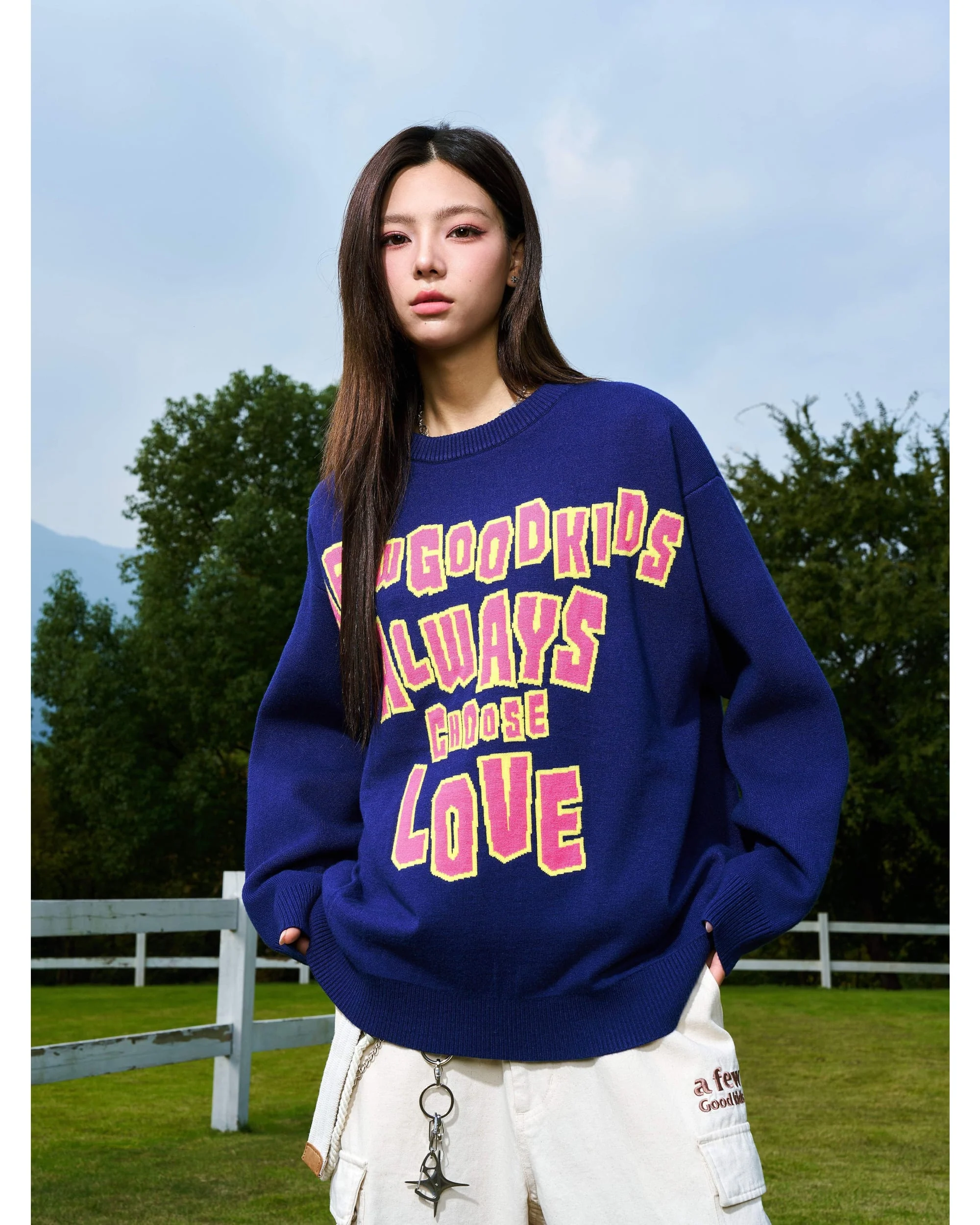 (AFGK) Love Logo Sweater - Image 5