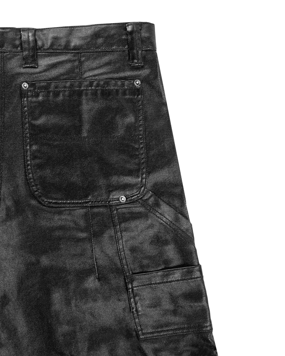 Double Knees WAXED BLACK - Image 9
