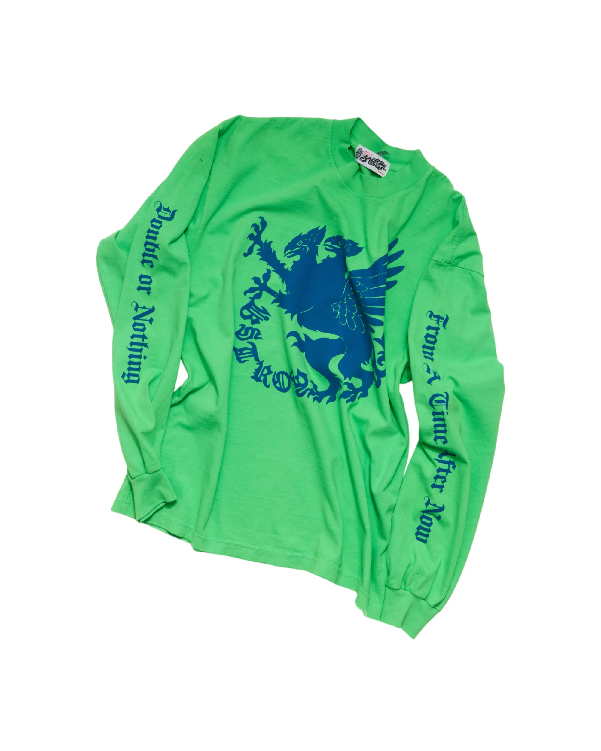 Double Or Nothing L/S T-Shirt (Green) - Image 3