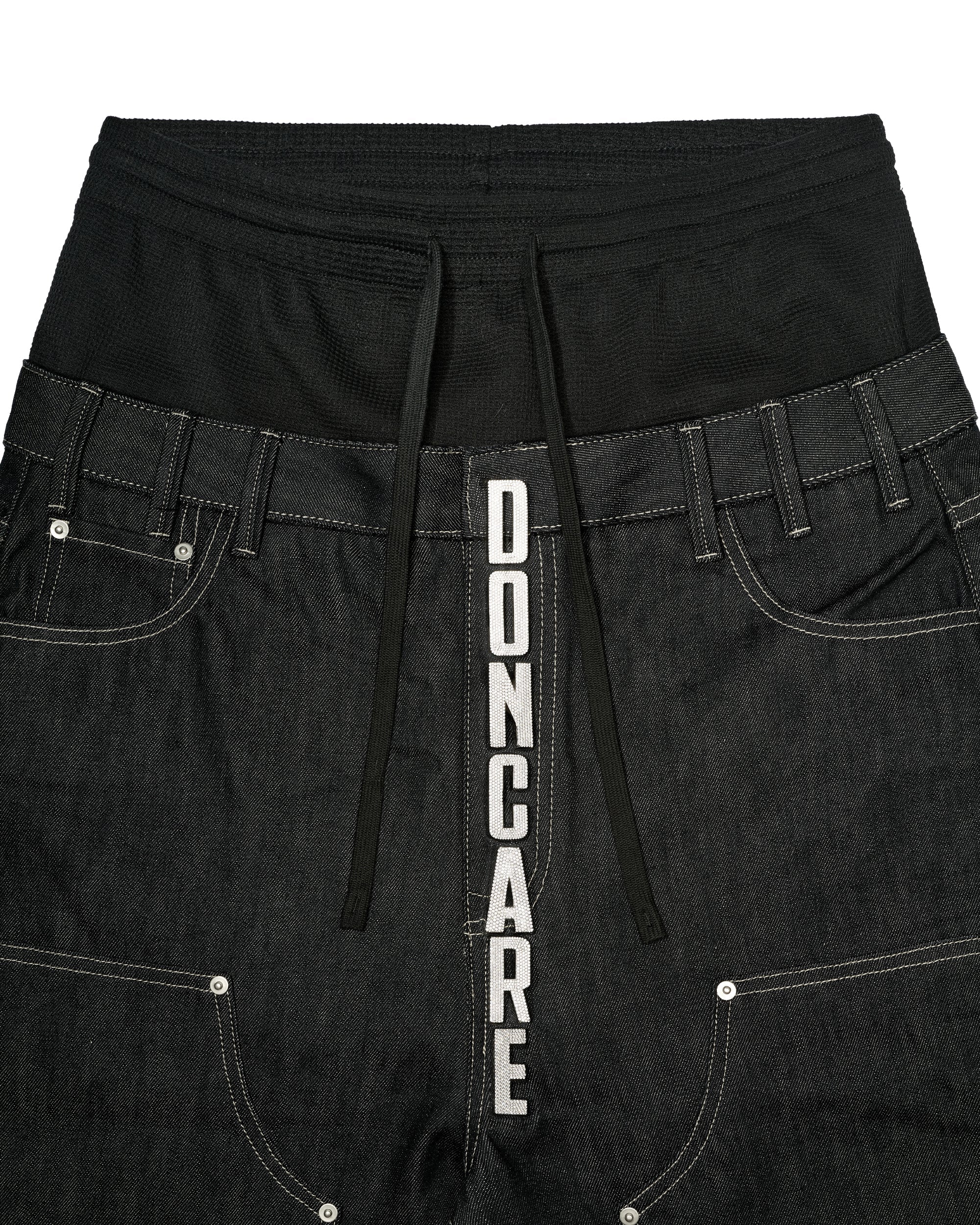 DOUBLE-WAIST RAW DENIM JEANS - Image 10