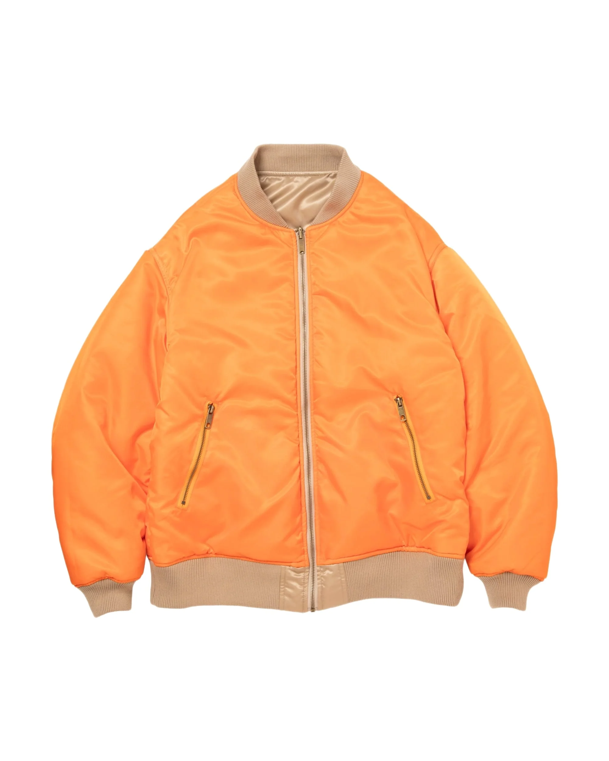DRAGON CIRCLE REVERSINLE MA-1 JACKET BEIGE