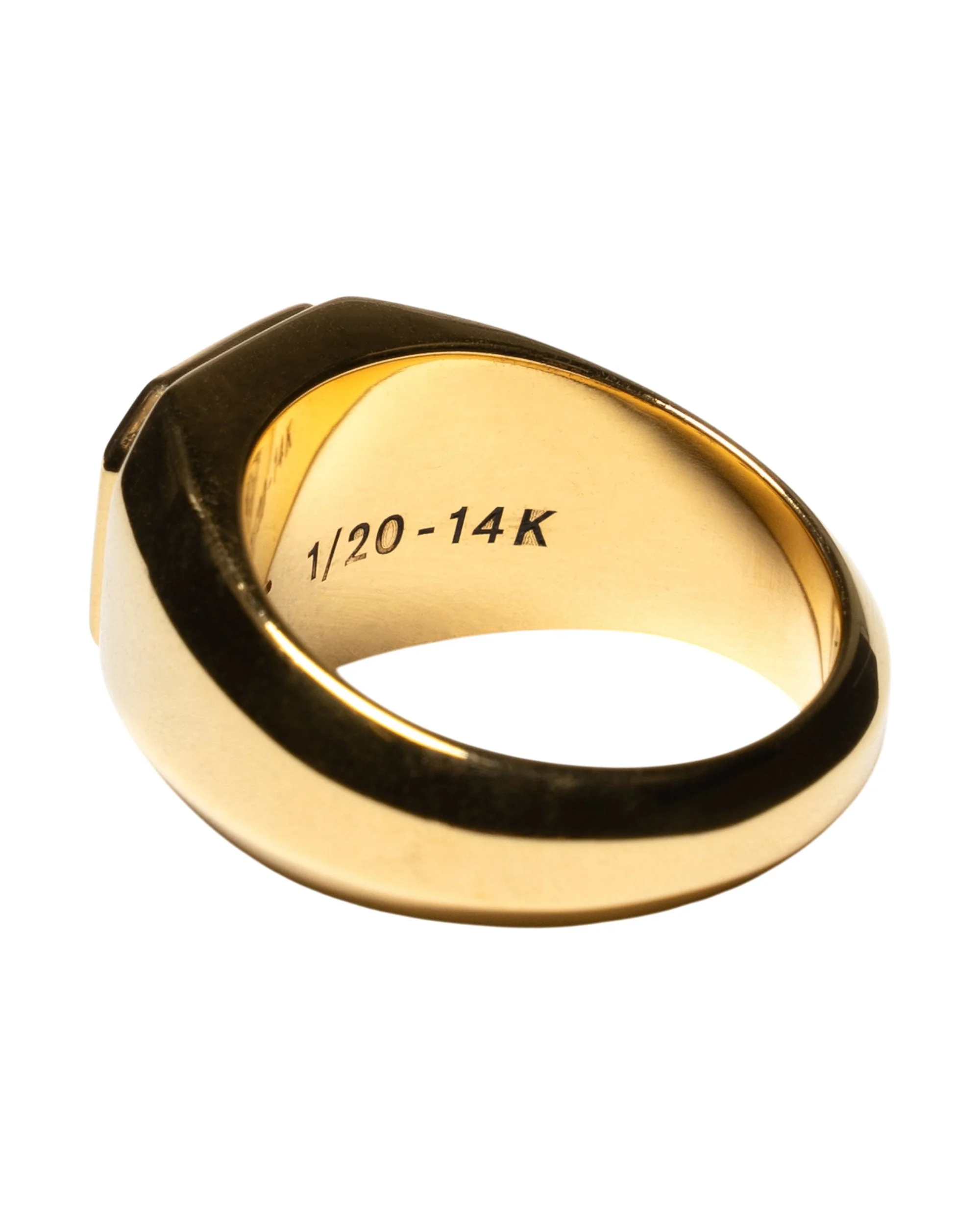 Duppy Signet Ring 14K/Abalone - Image 3