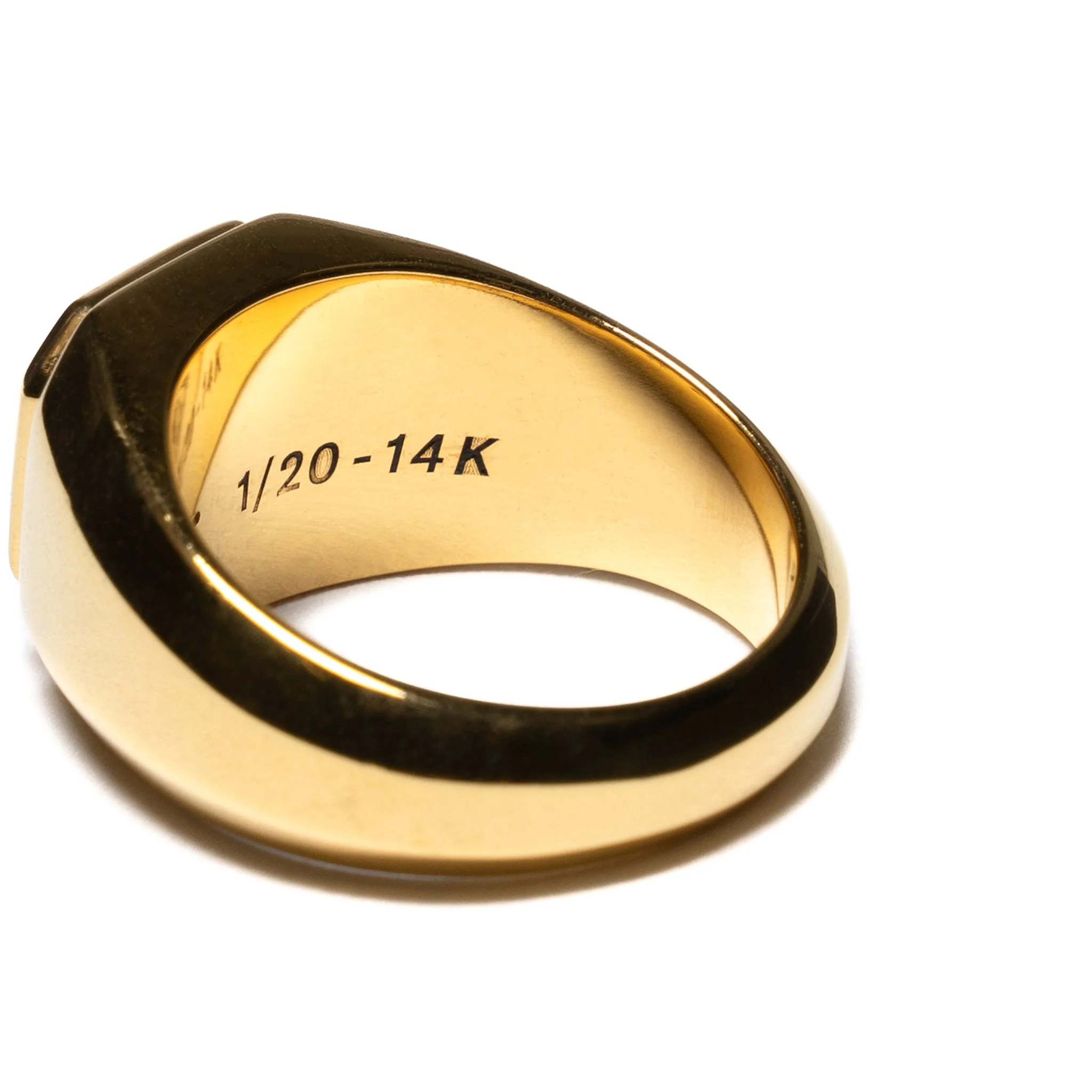 Duppy Signet Ring 14K/Abalone - Image 9