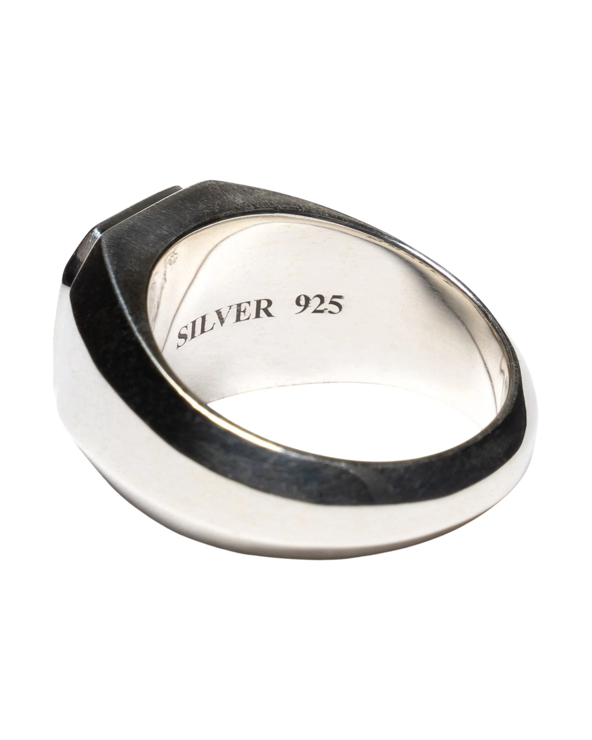 Duppy Signet Ring Silver/Abalone - Image 3