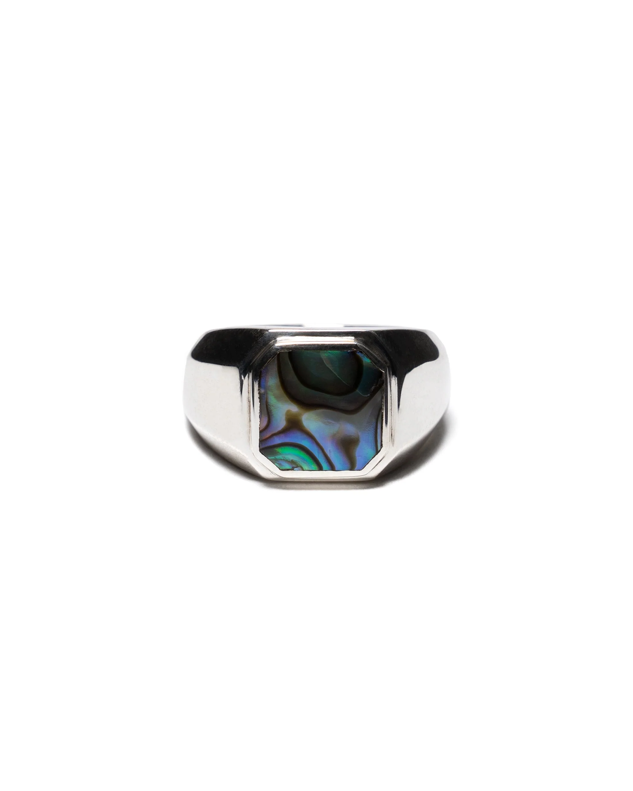 Duppy Signet Ring Silver/Abalone - Image 7