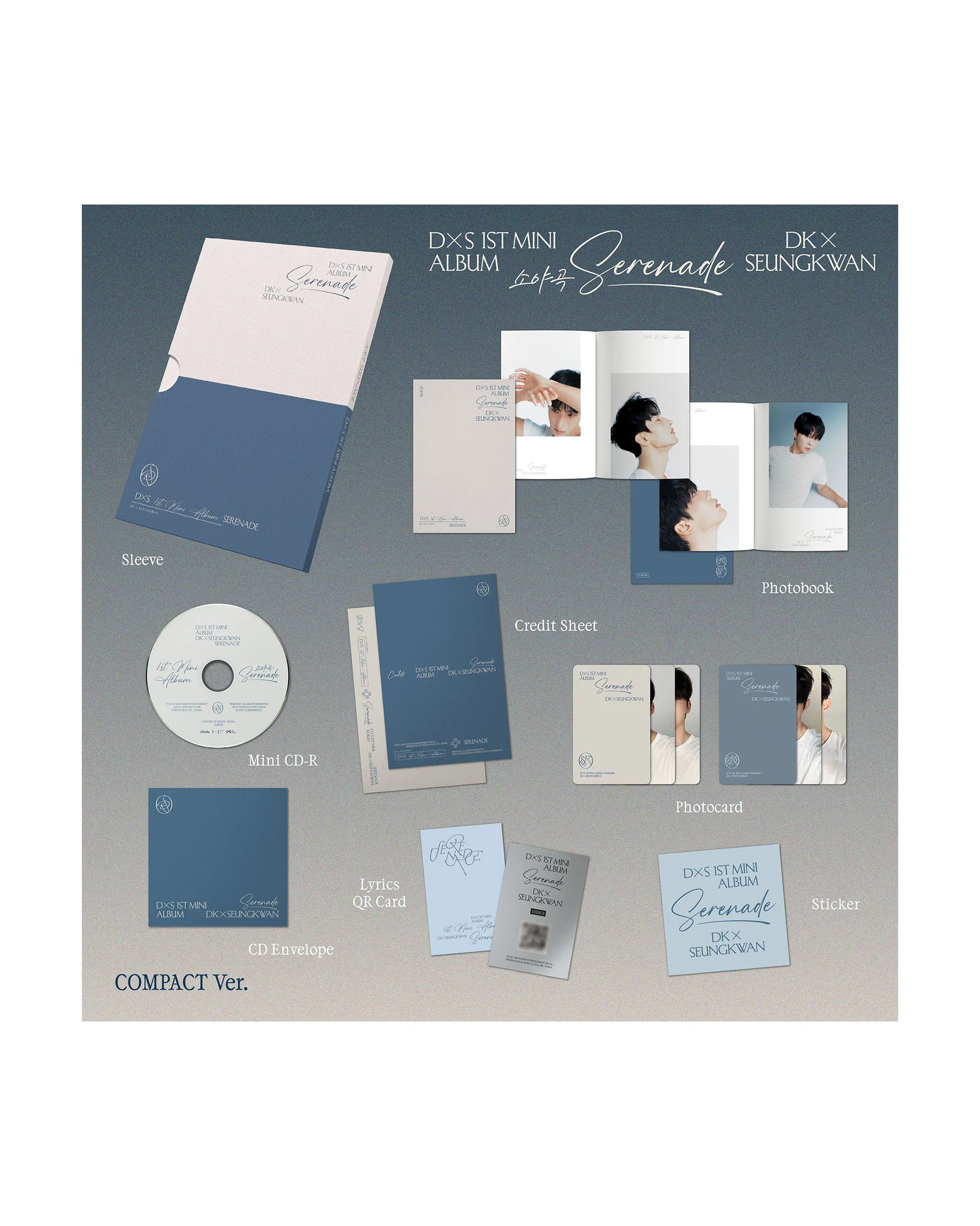 DxS 1st Mini Album 'Serenade' COMPACT Ver. - Image 2