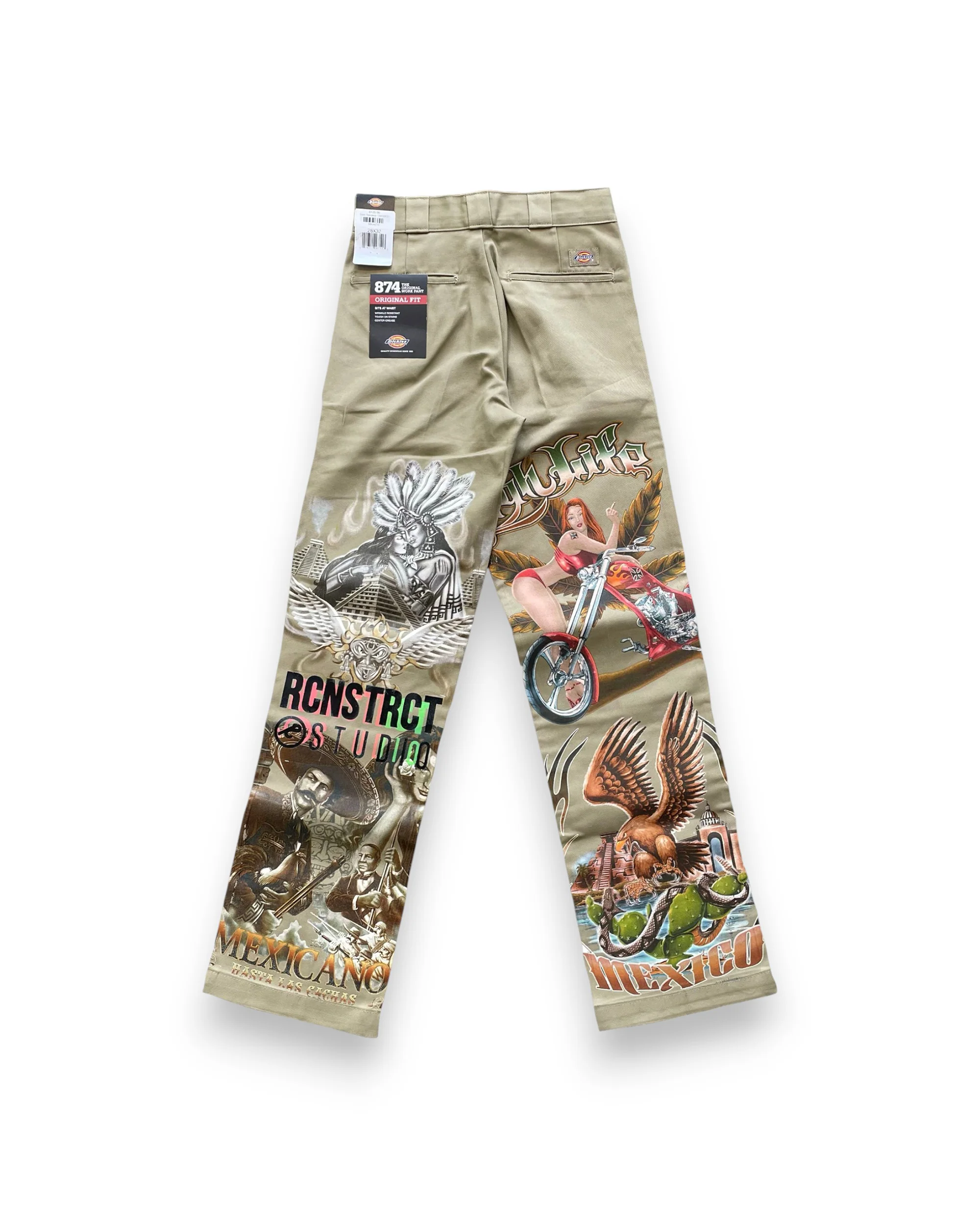 EAST LA Heat Transfer Dickies // Tan  // Random Selection - Image 4