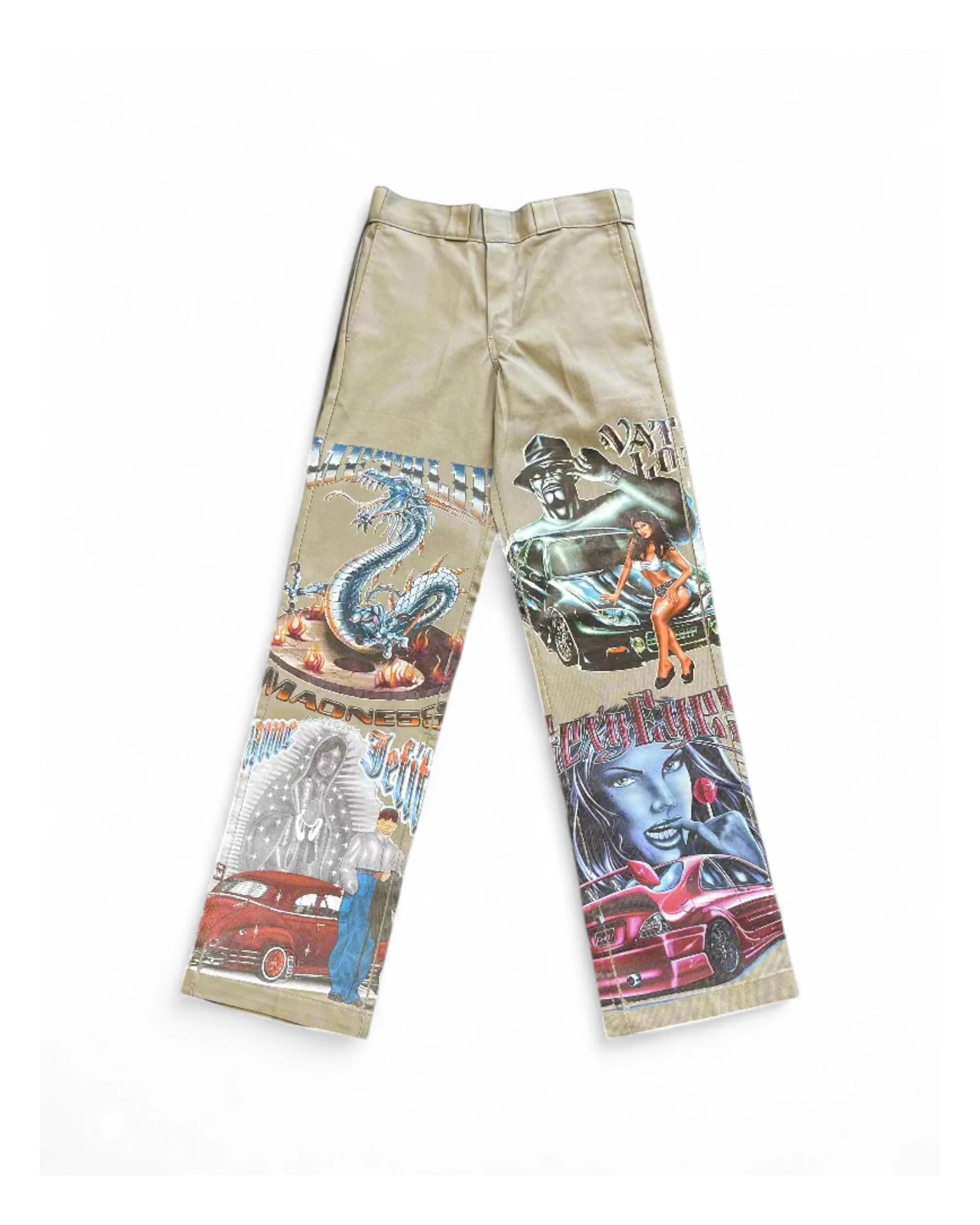 EAST LA Heat Transfer Dickies // Tan  // Random Selection - Image 5