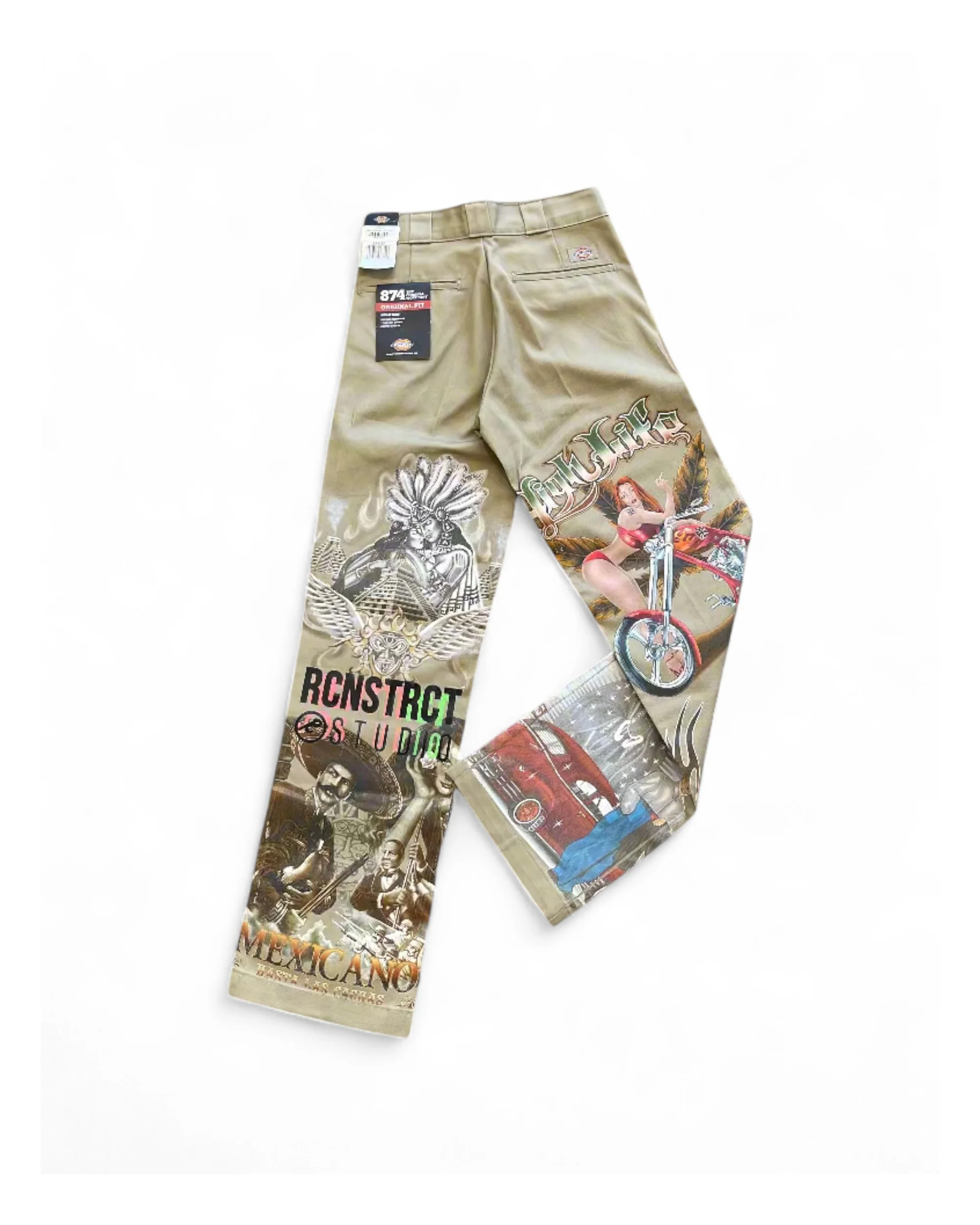 EAST LA Heat Transfer Dickies // Tan  // Random Selection - Image 7