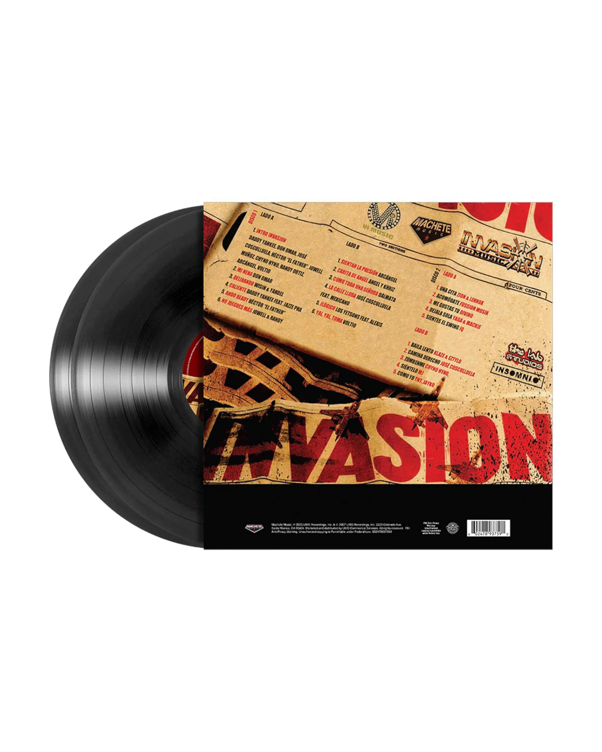 Echo Presenta Invasion 2LP Vinyl - Image 2