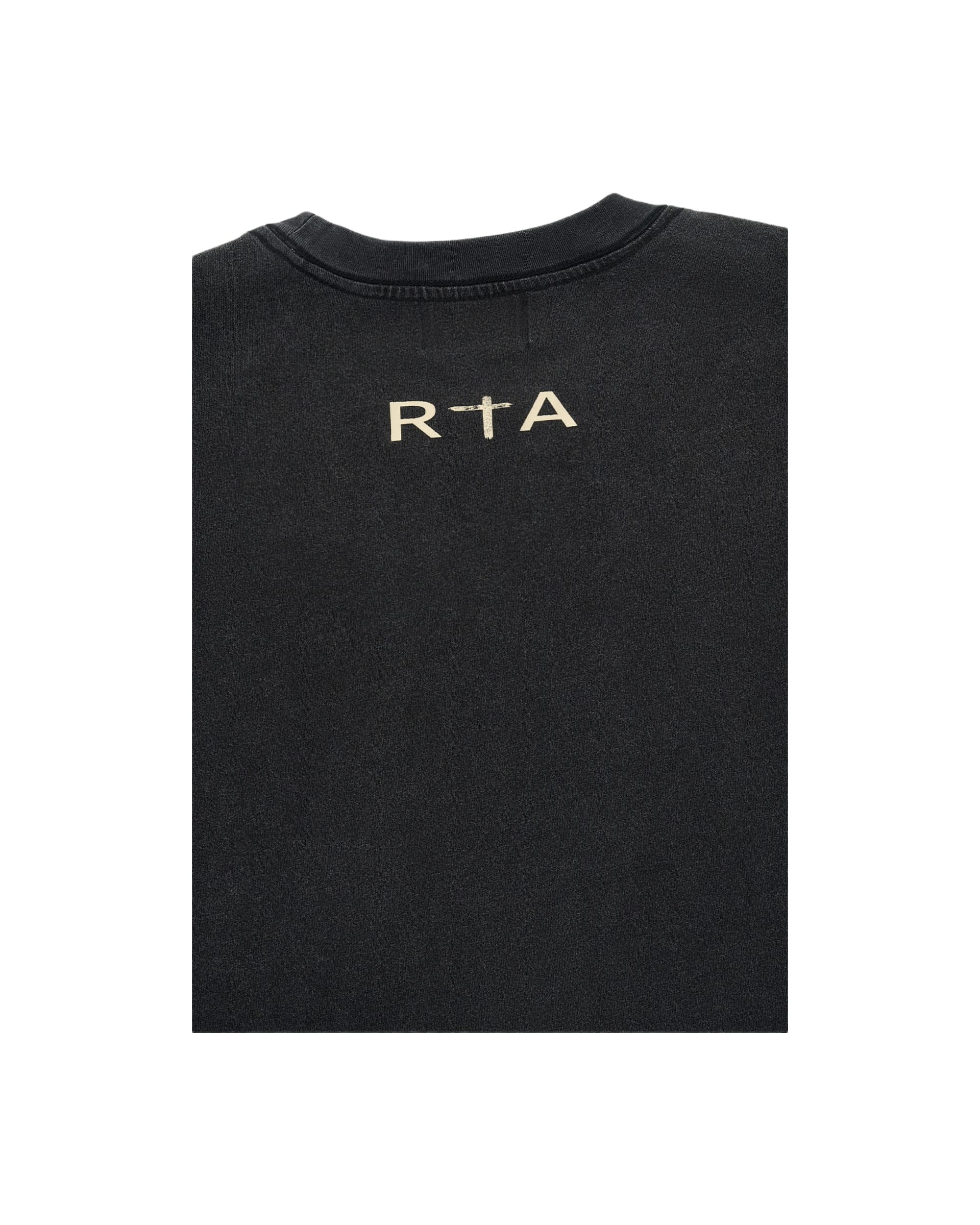 ELIAN DOUBLE LAYERED TEE | BLACK EXODUS - Image 6