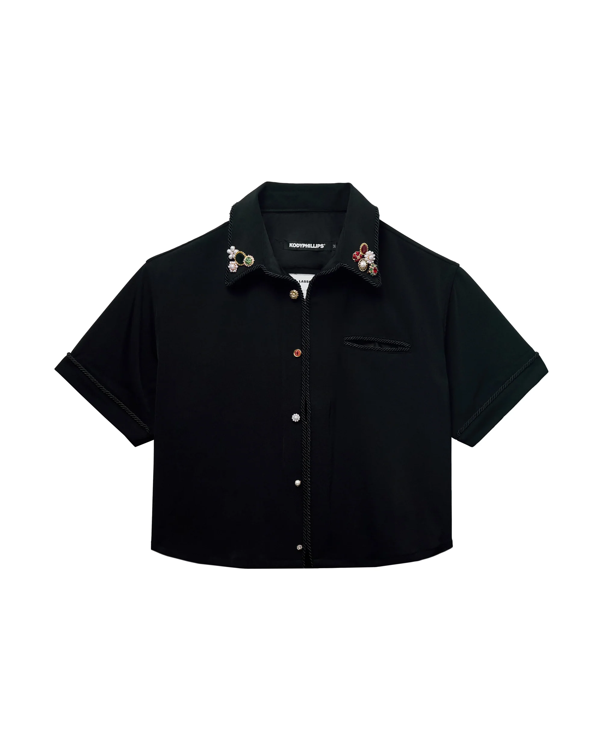 Embellished Lasso Shirt 2.0 - All Black