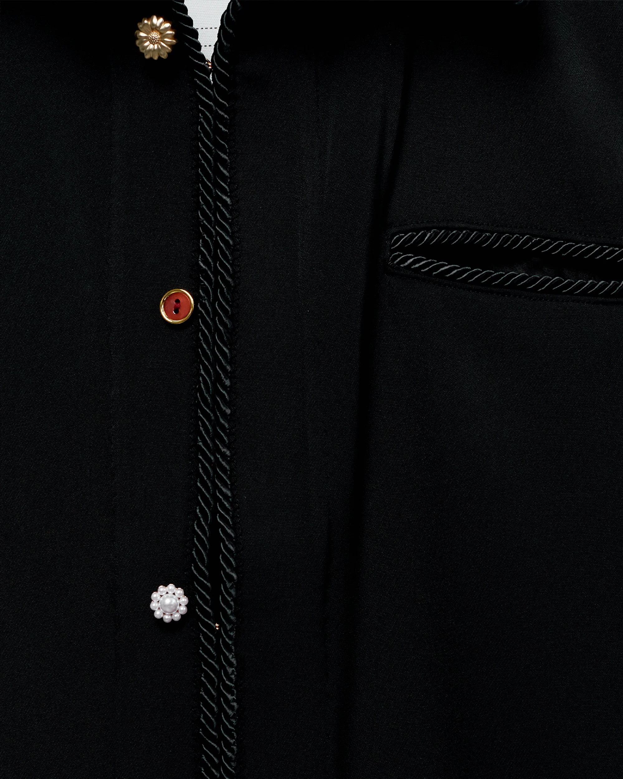 Embellished Lasso Shirt 2.0 - All Black - Image 7