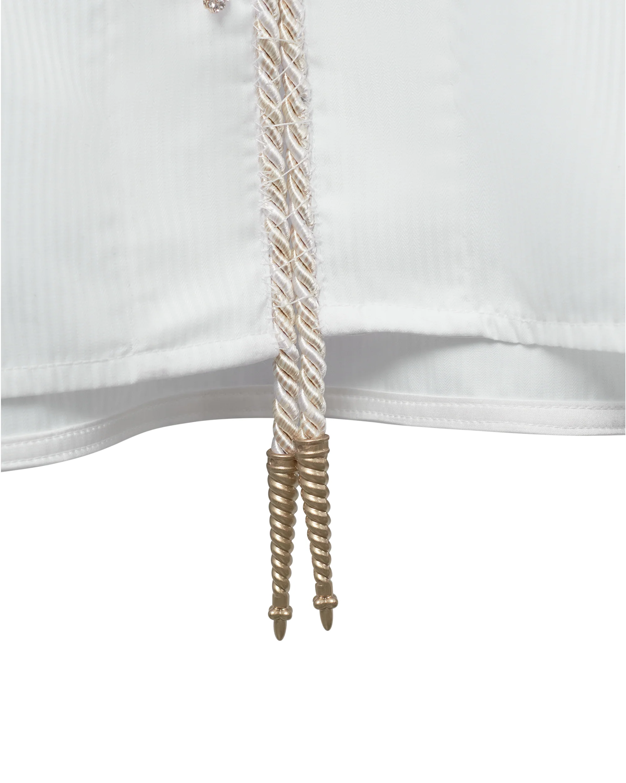 Embellished Long Sleeve Lasso Shirt - Ivory - Image 3