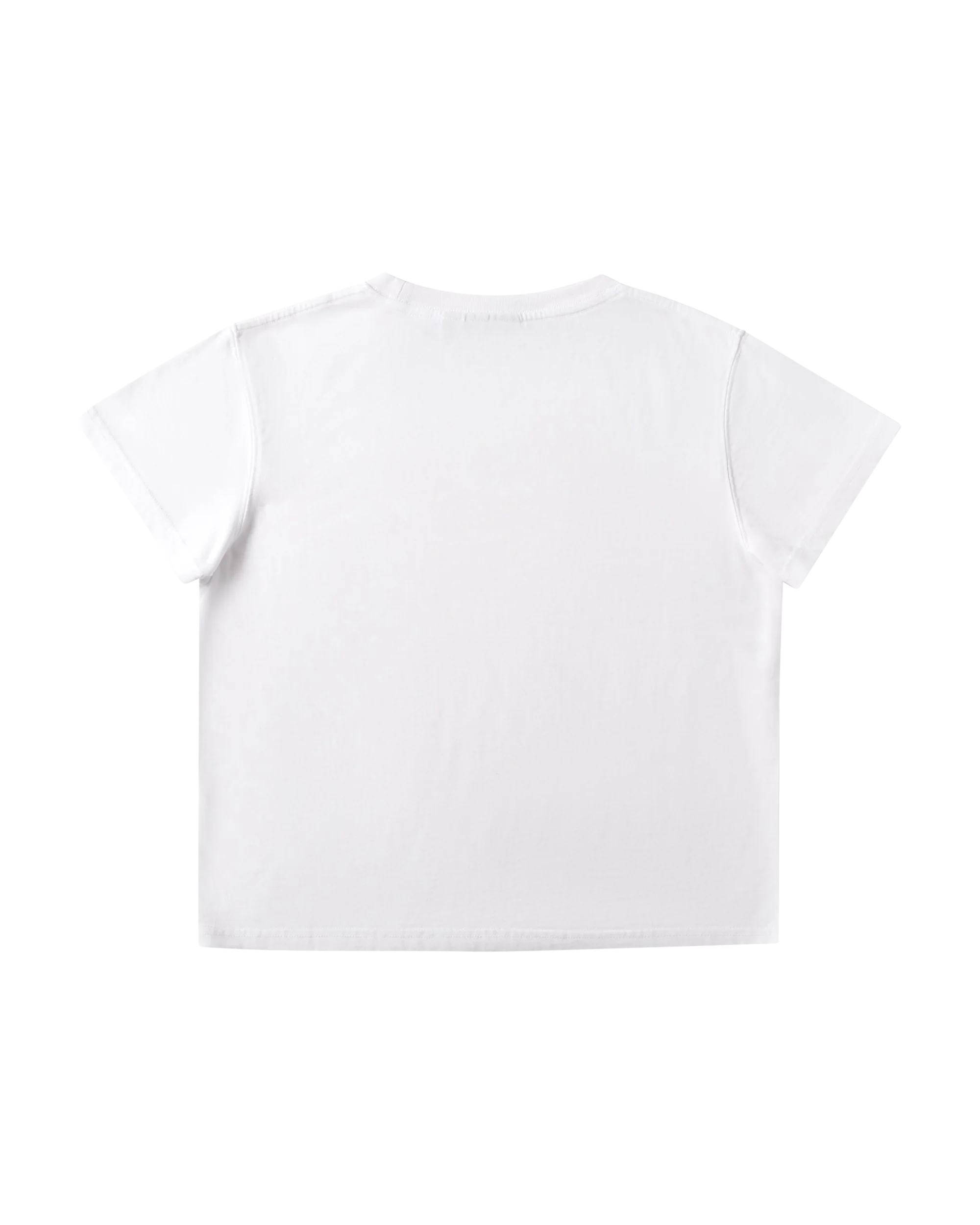Embroidered Baby Tee - White - Image 13