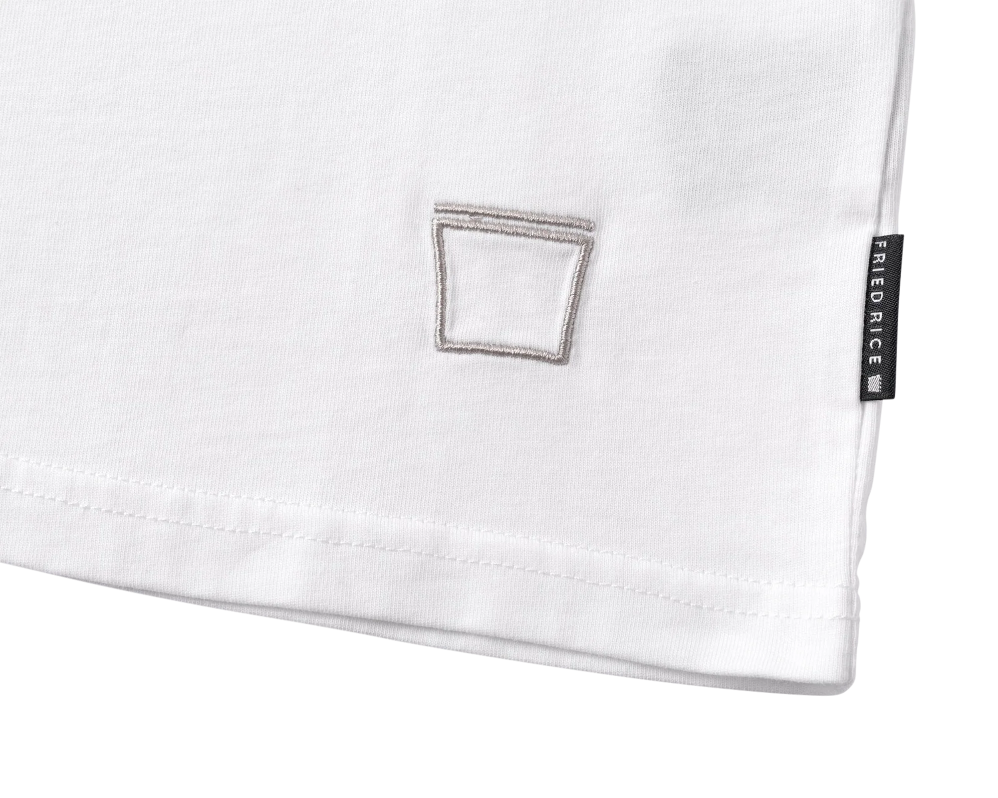 Embroidered Baby Tee - White - Image 2