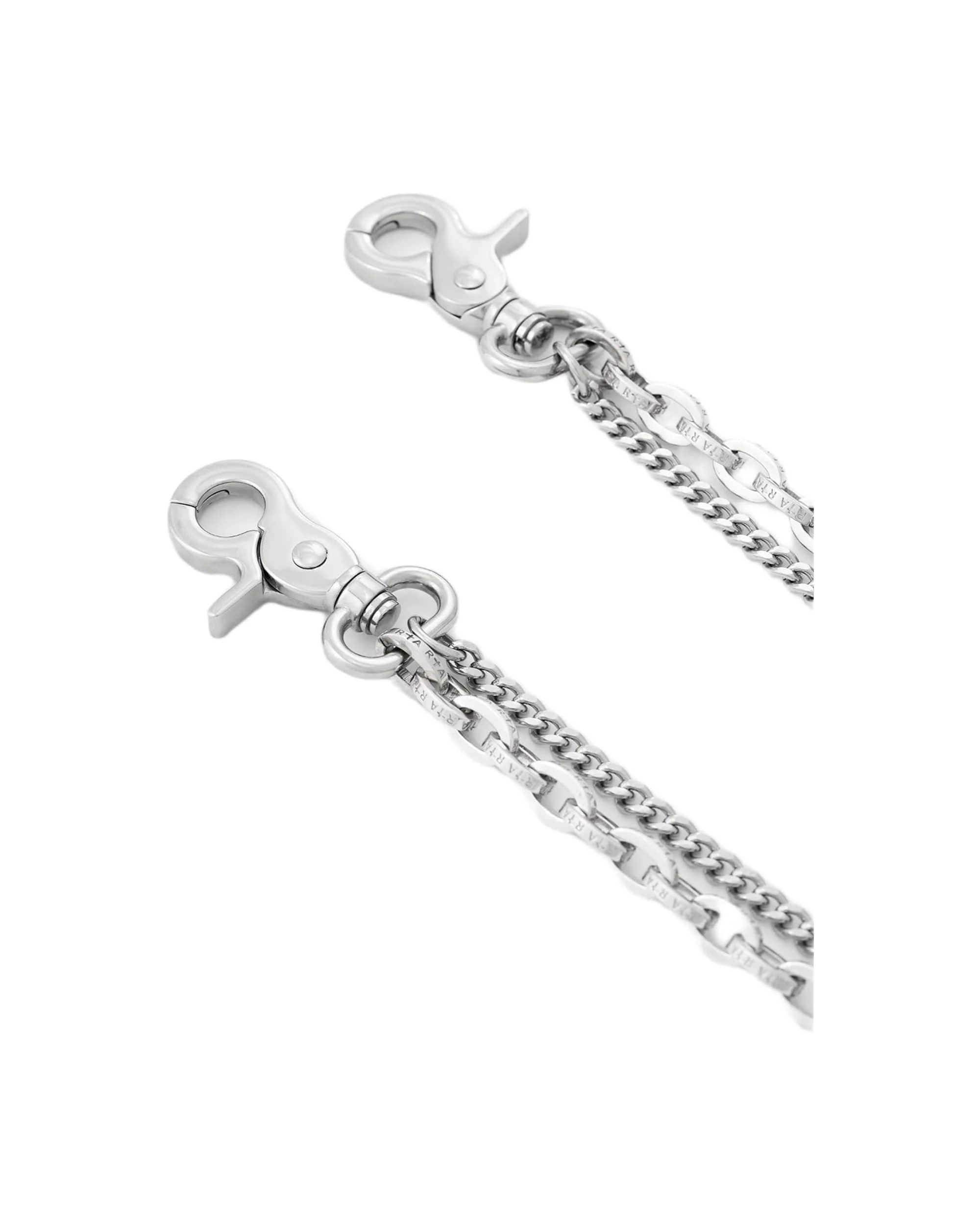 EREN DOUBLE CUBAN PANT CHAIN | SILVER RTA - Image 3