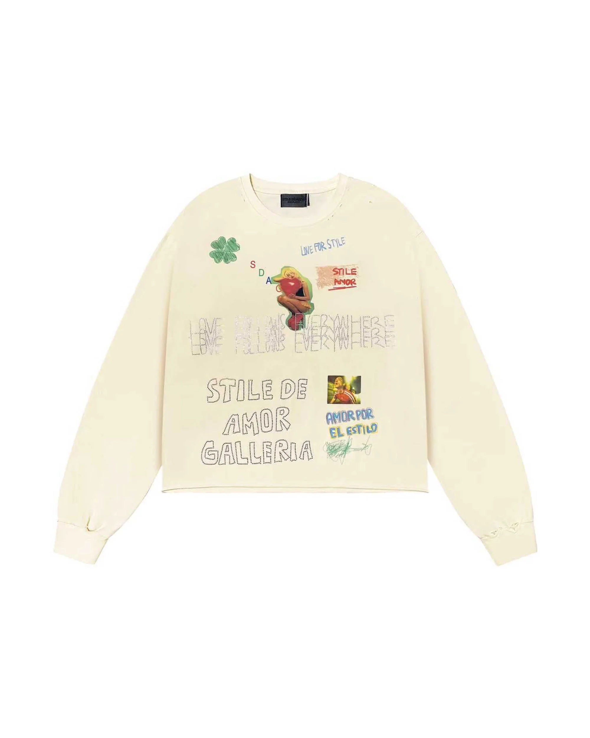 ESTILO AMOR CREAM LONGSLEEVE