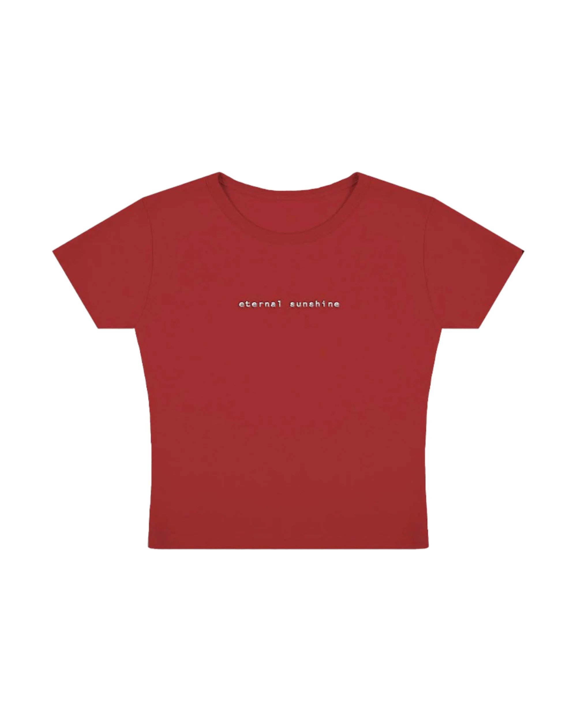 eternal sunshine cropped t-shirt